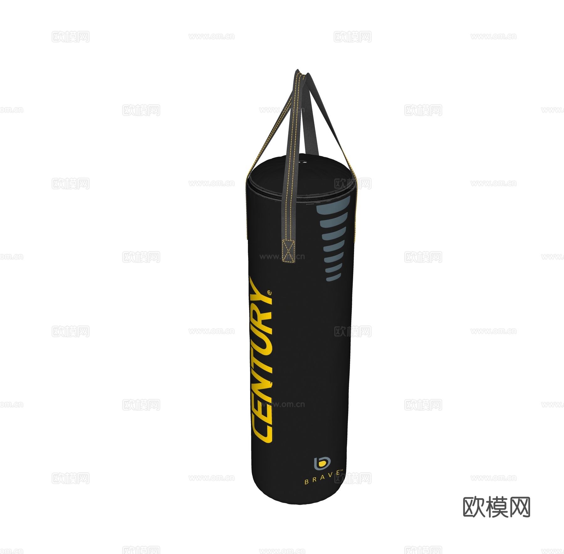 现代拳击沙包su模型