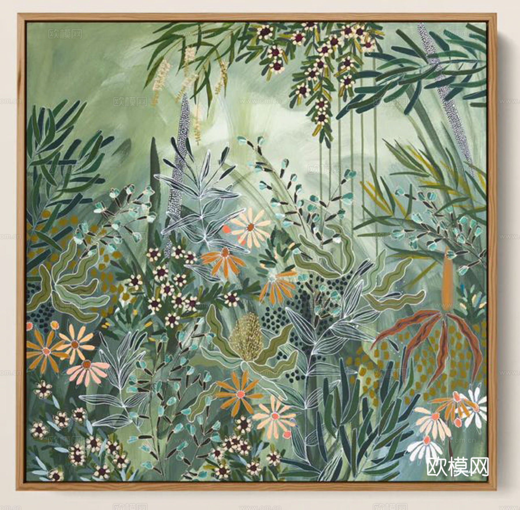 植物装饰画下载