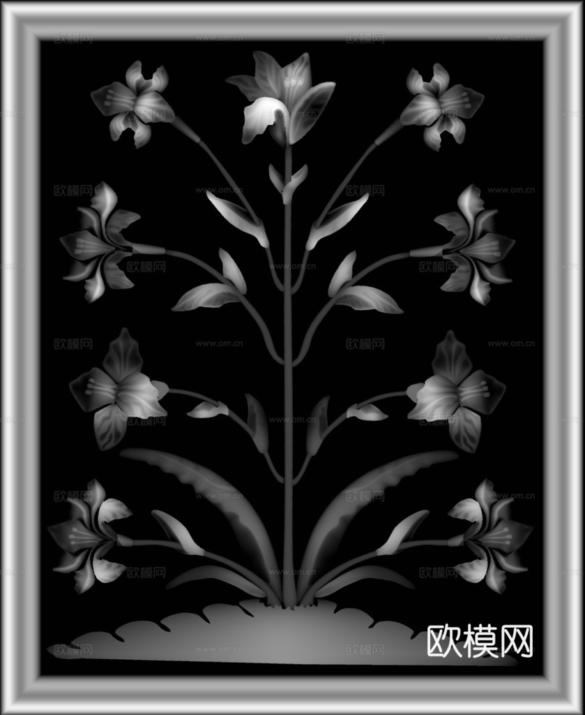 黑白凹凸 浮雕