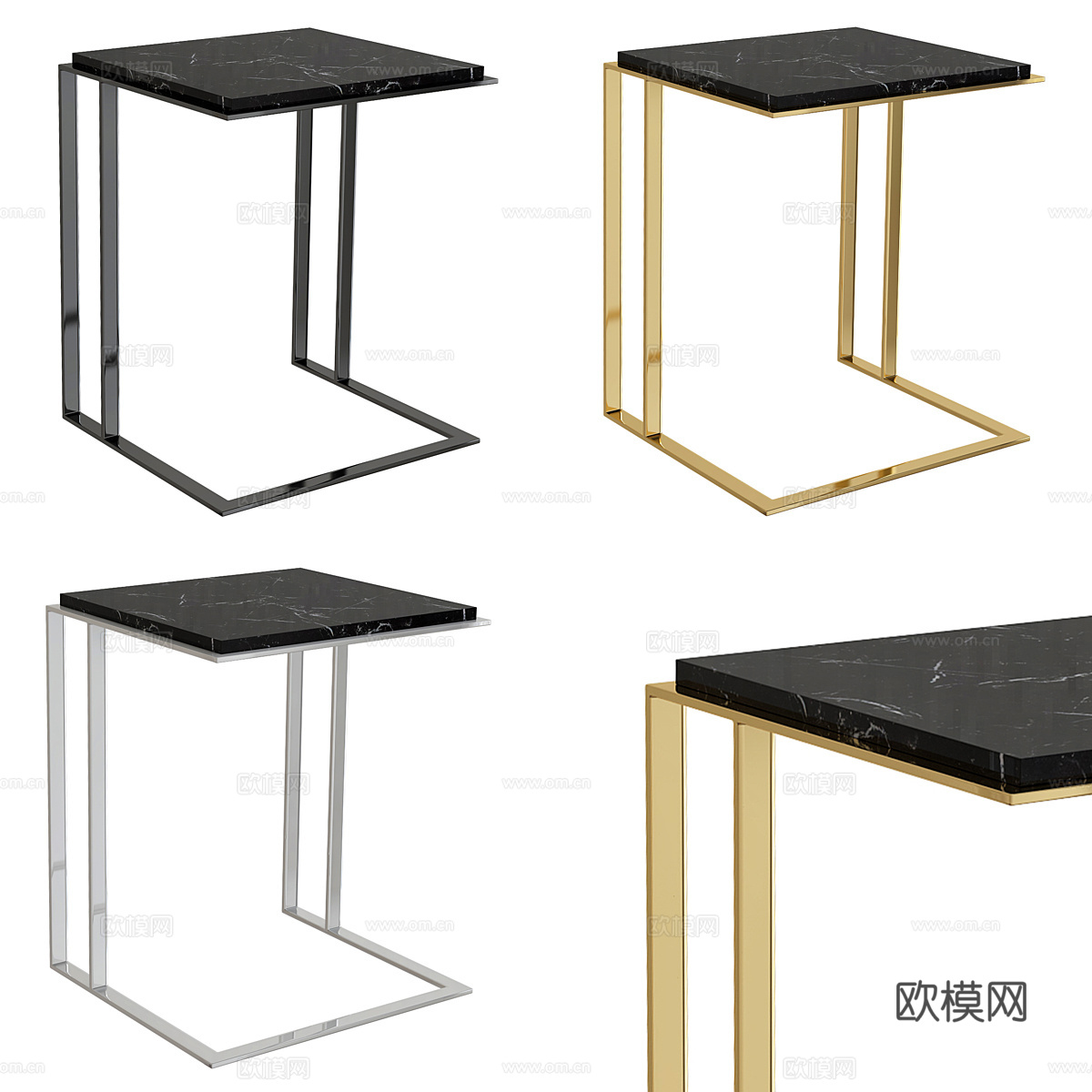 边桌鸡尾酒 Eichholtz Collections3d模型