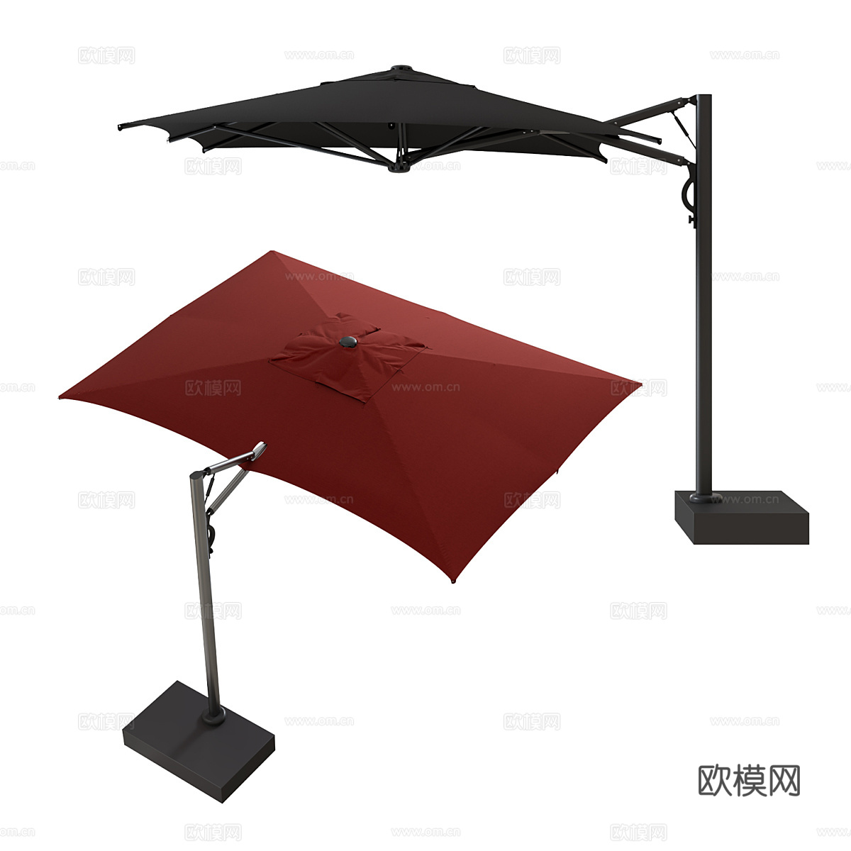 现代户外遮阳棚3d模型