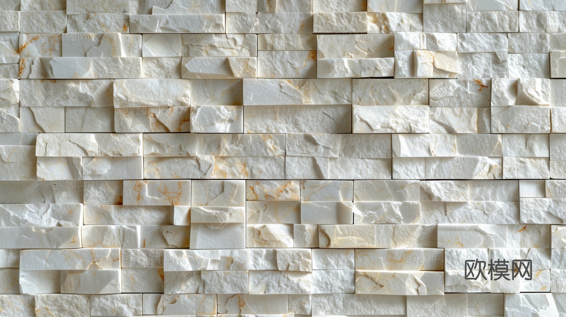 3D浮雕立体砖墙背景下载（渲染图3）