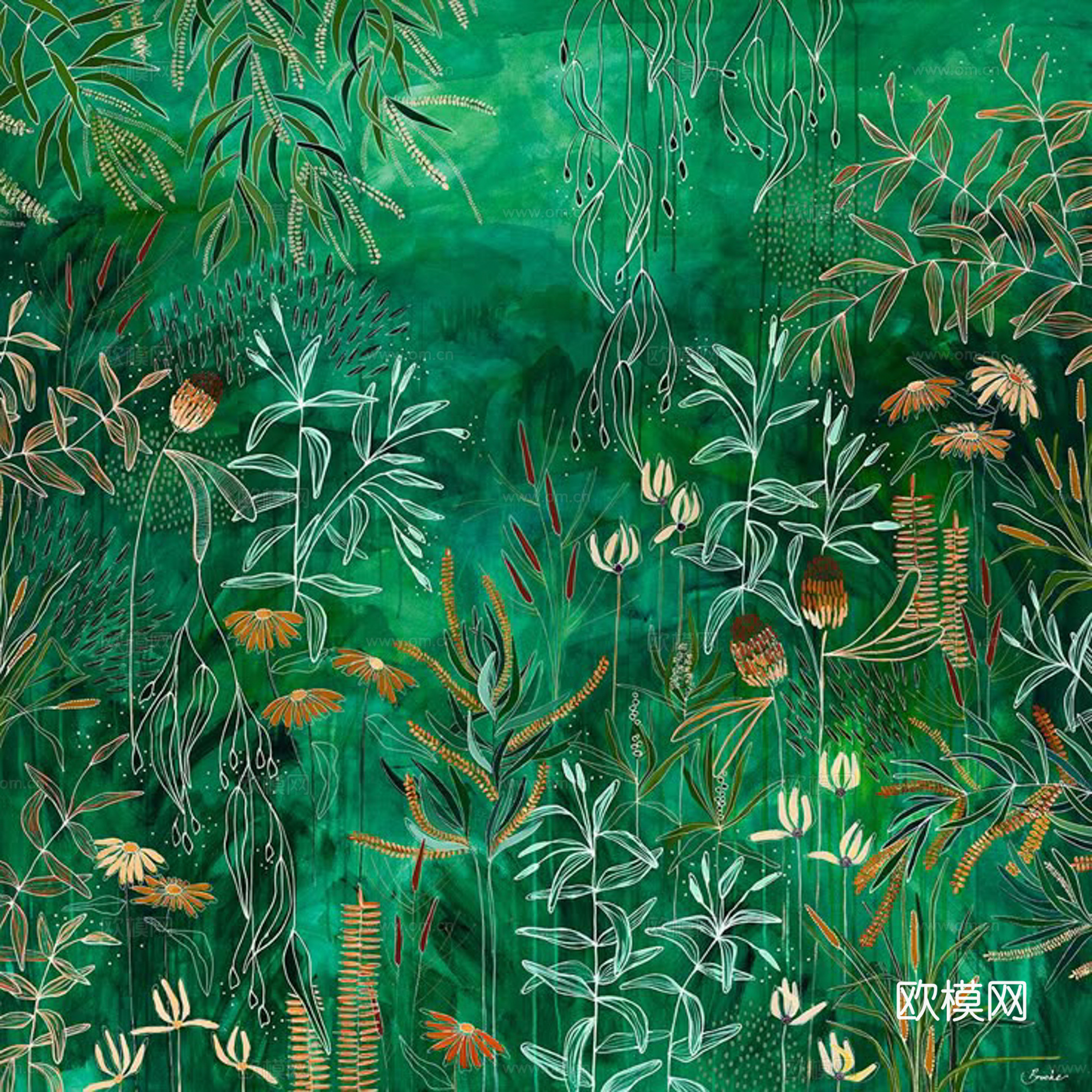 植物装饰画下载