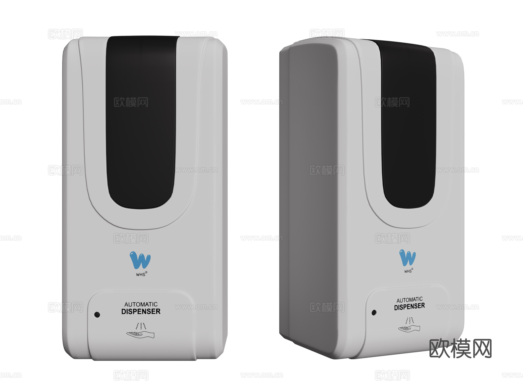 现代自动洗手液机3d模型