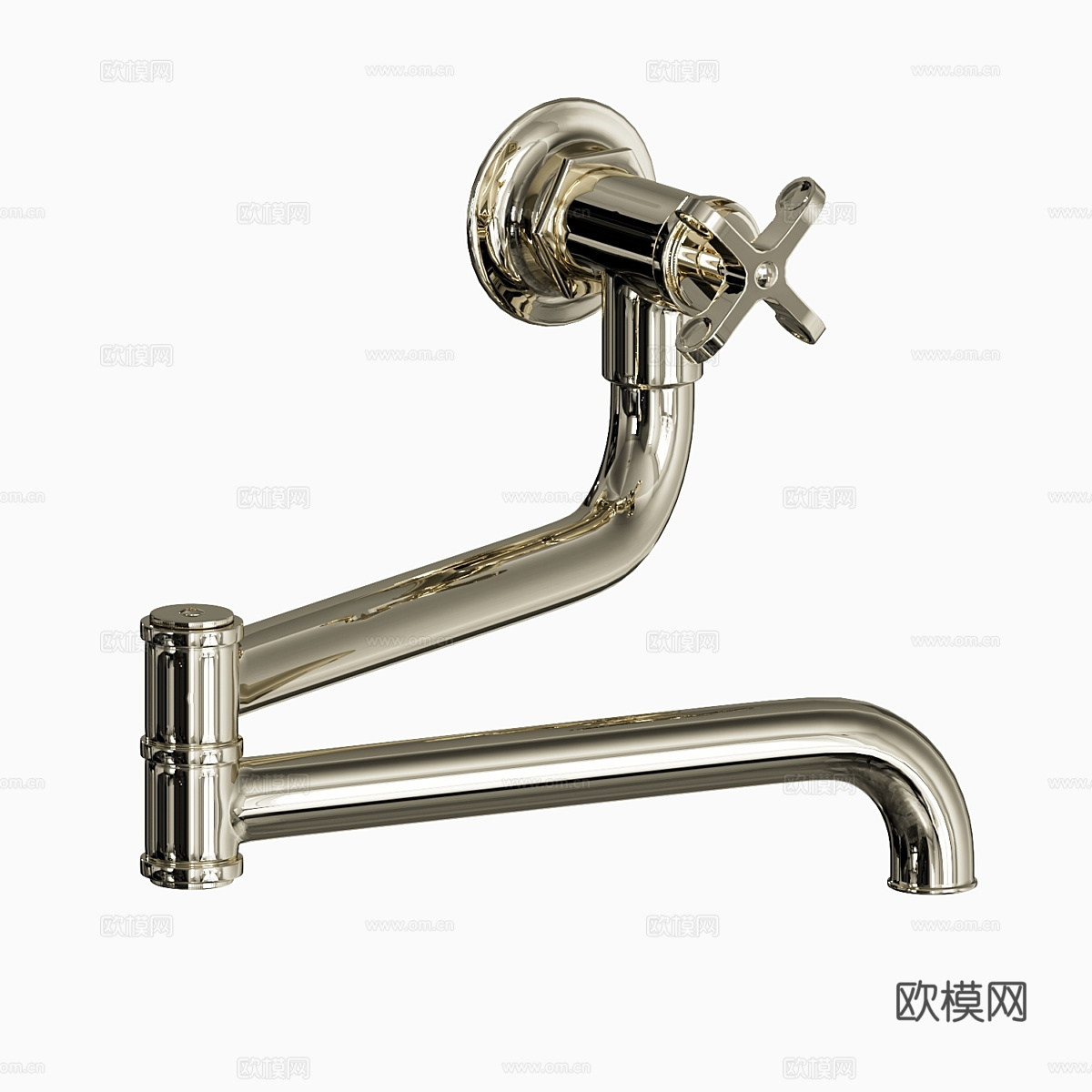 现代轻奢水龙头3d模型