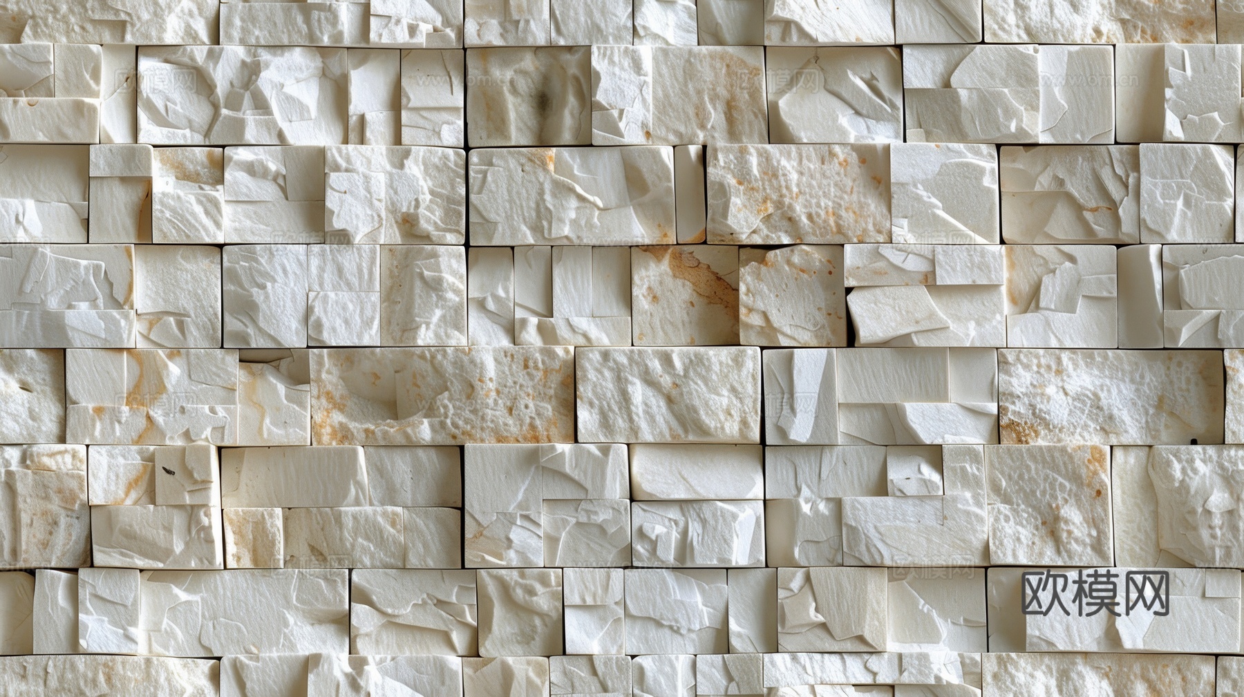 3D浮雕立体砖墙背景下载（渲染图7）