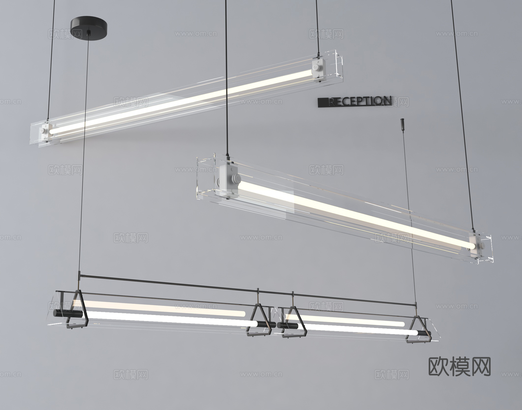 吊灯su模型下载（渲染图1）