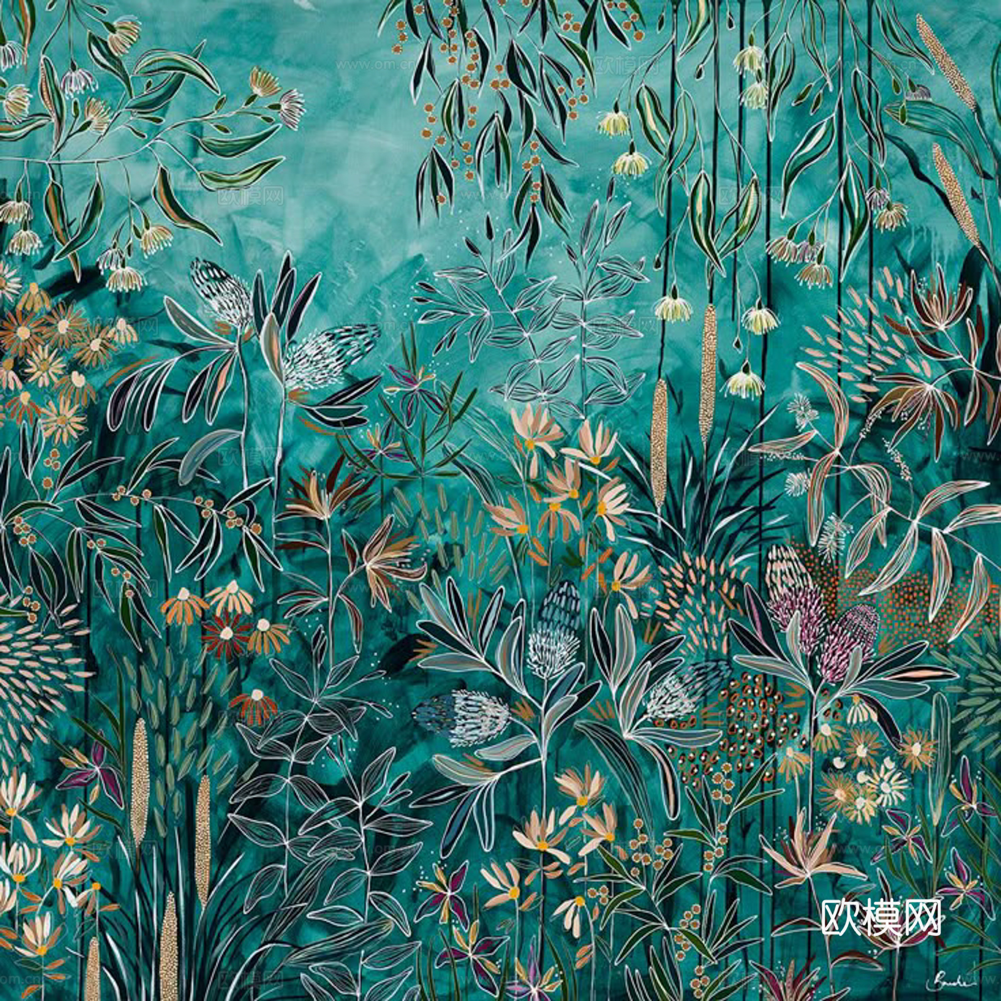 植物装饰画下载