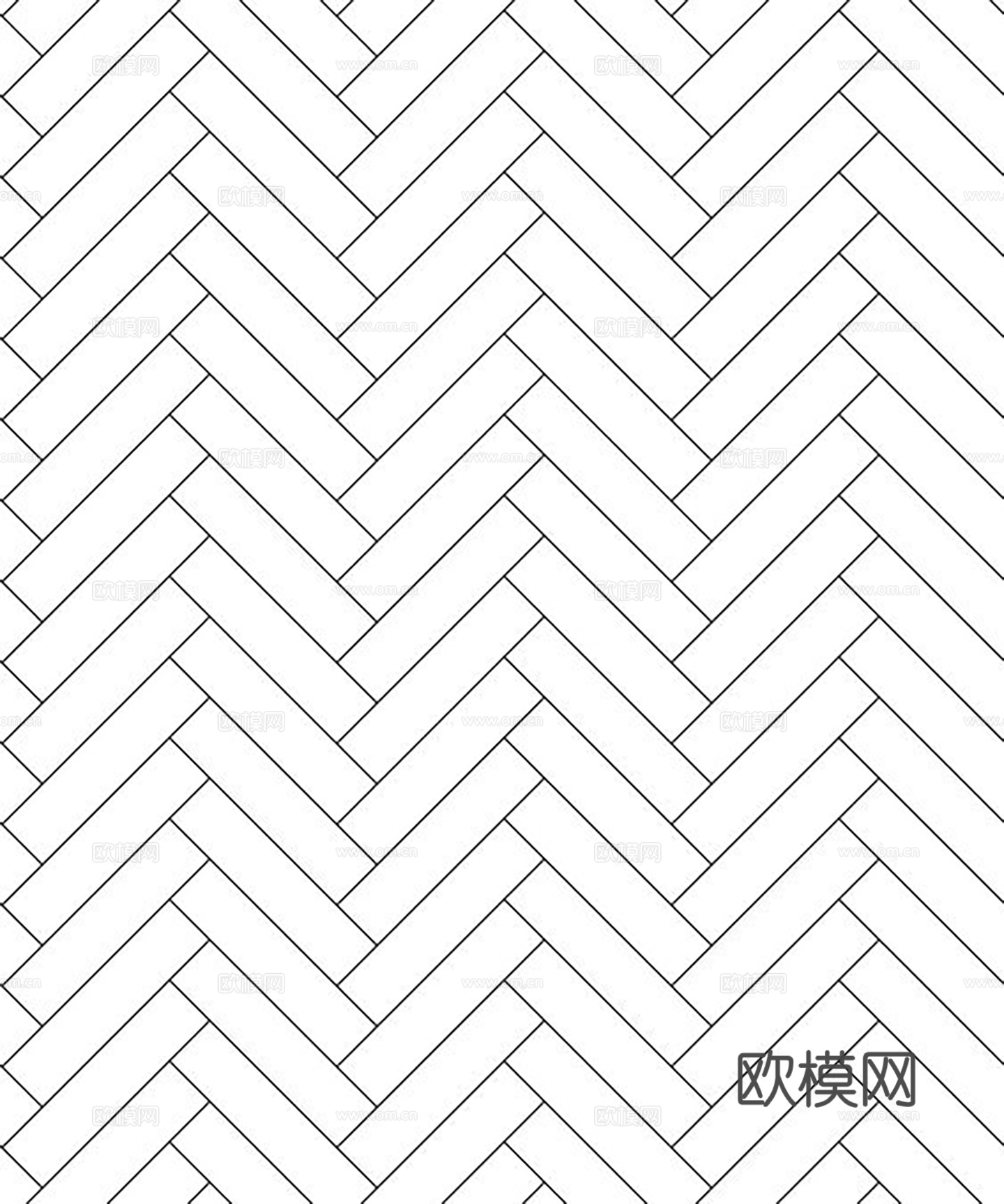 无缝白砖对角斜拼瓷砖