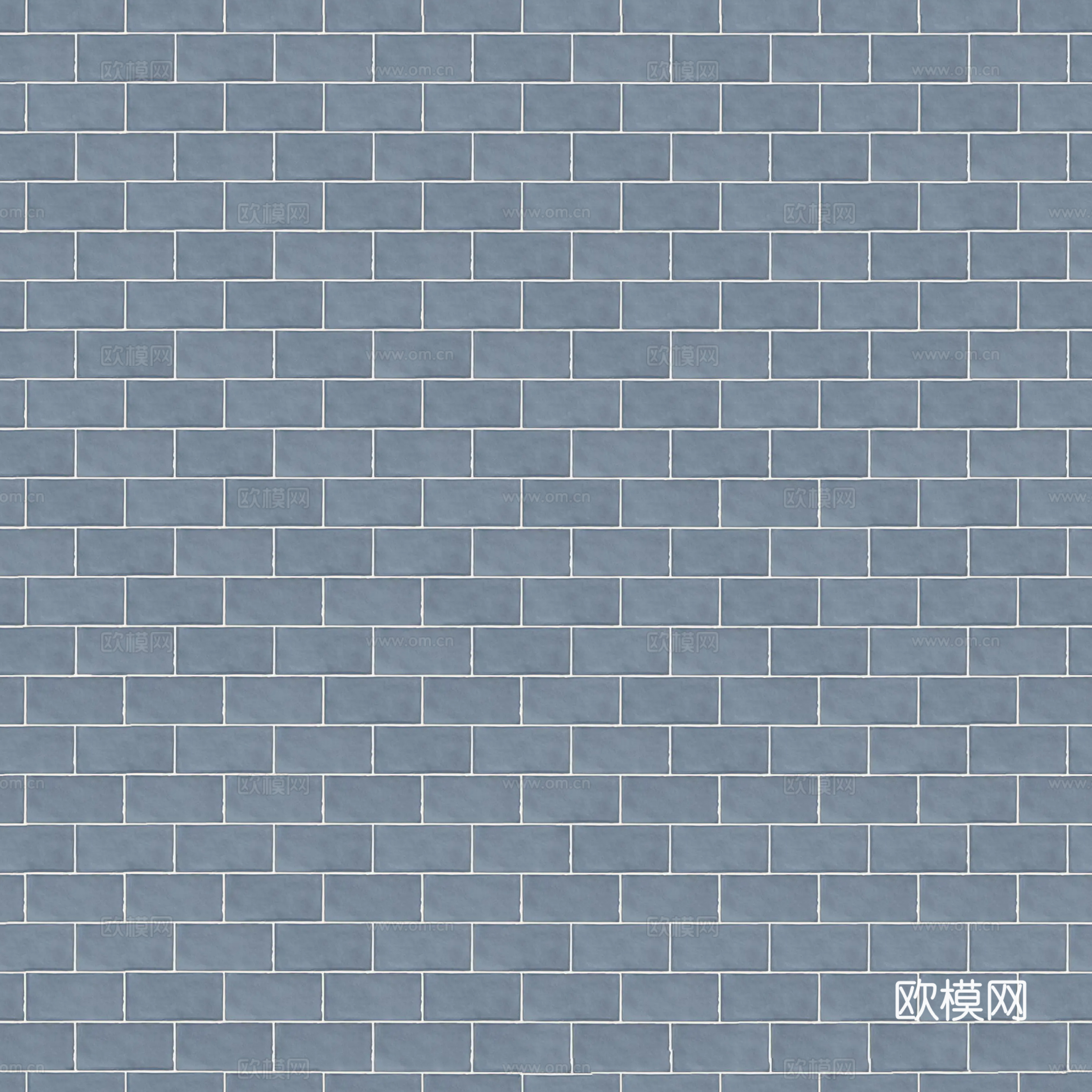 无缝蓝灰色石砖外墙贴图