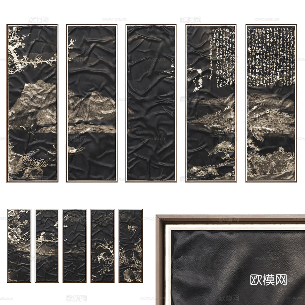 装饰墙3d模型