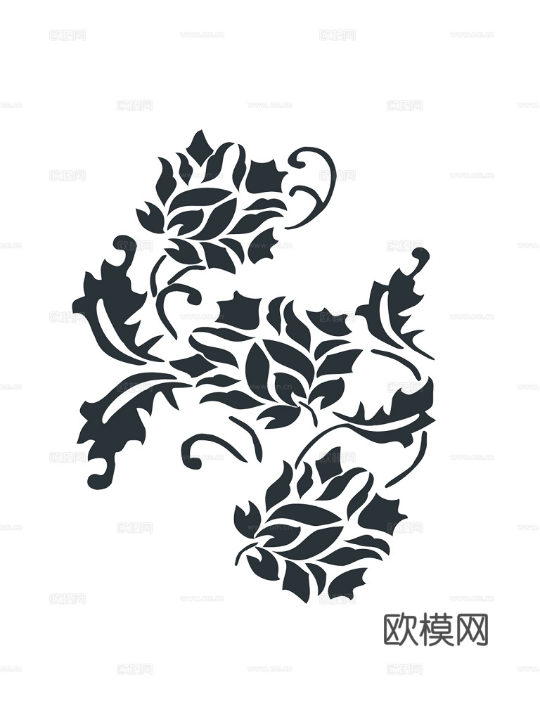现代凹凸 黑白凹凸 装饰花纹