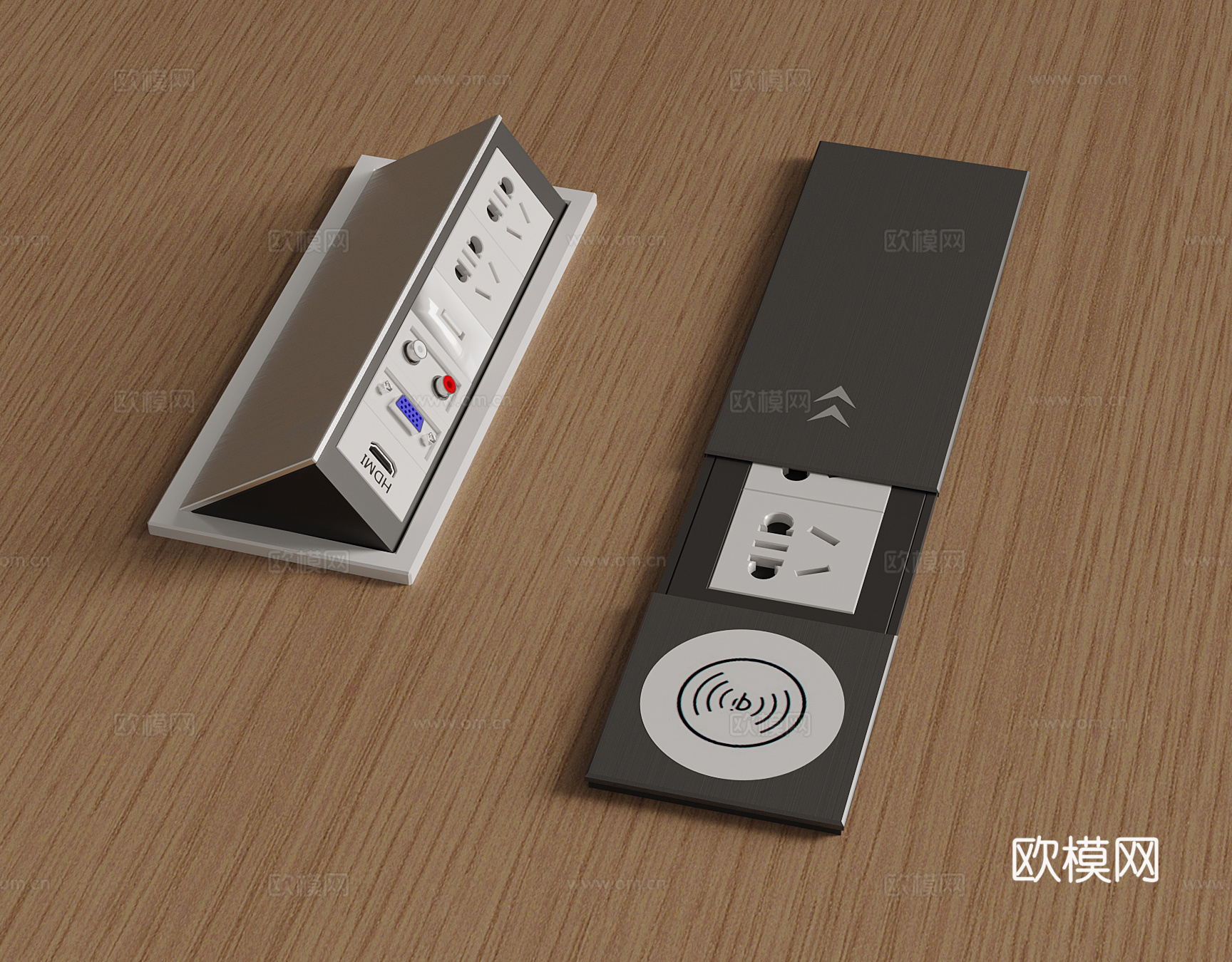 插座 现代隐形插座3d模型