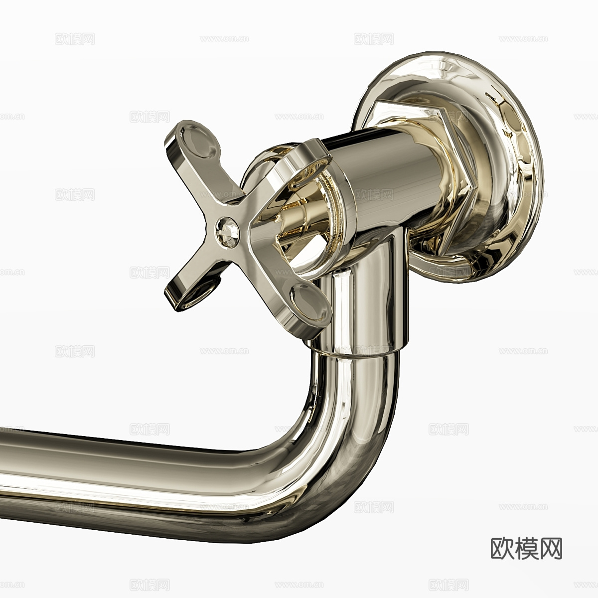 现代轻奢水龙头3d模型