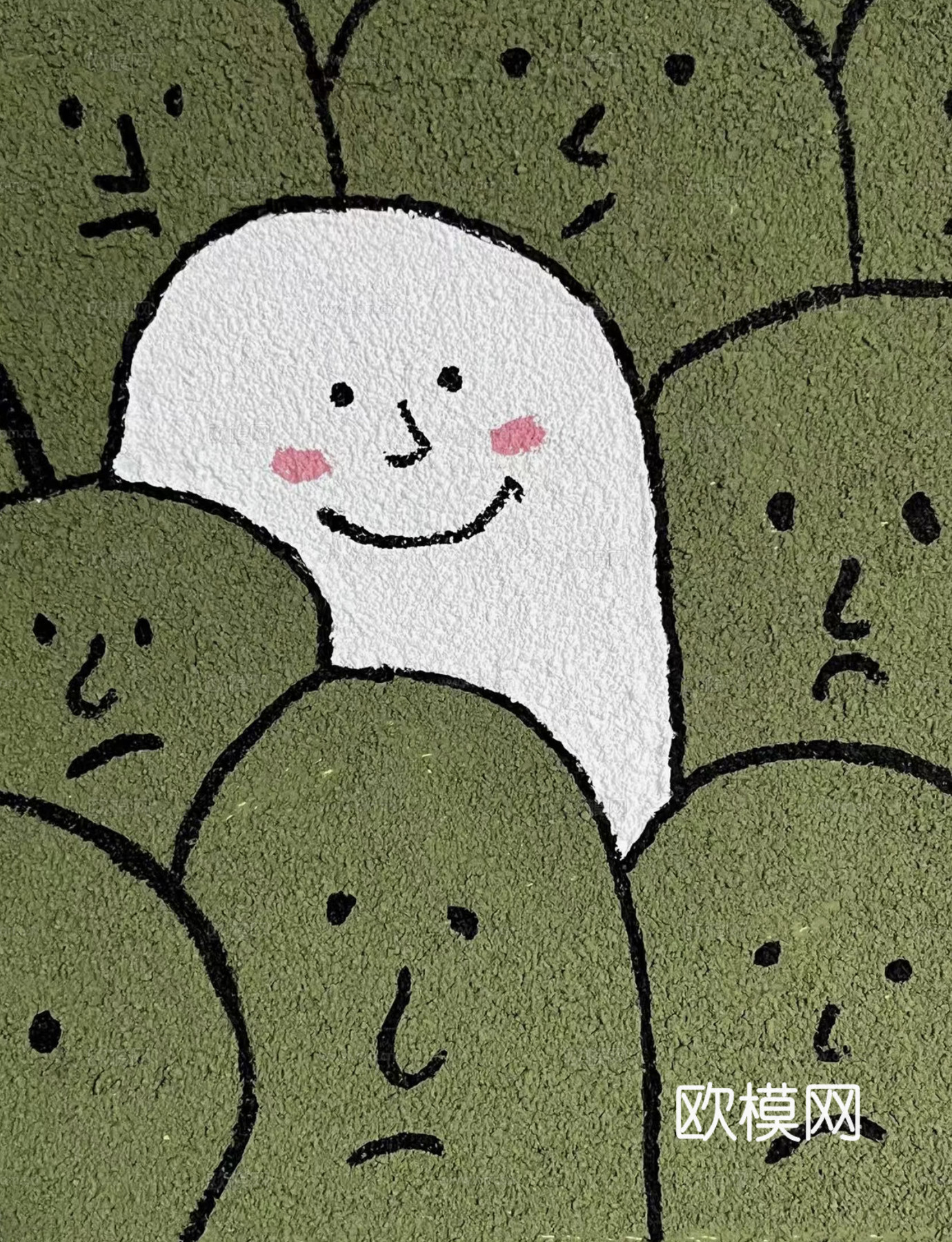 现代简约 装饰画 油画 壁画 抽象画 人物动物 卡通下载