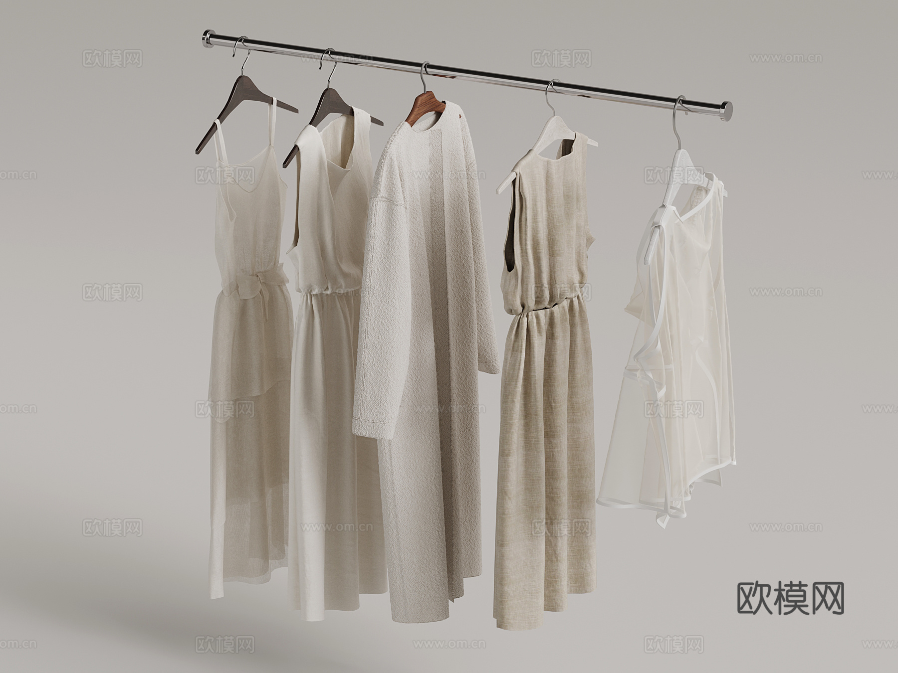 服装 现代女装服饰su模型