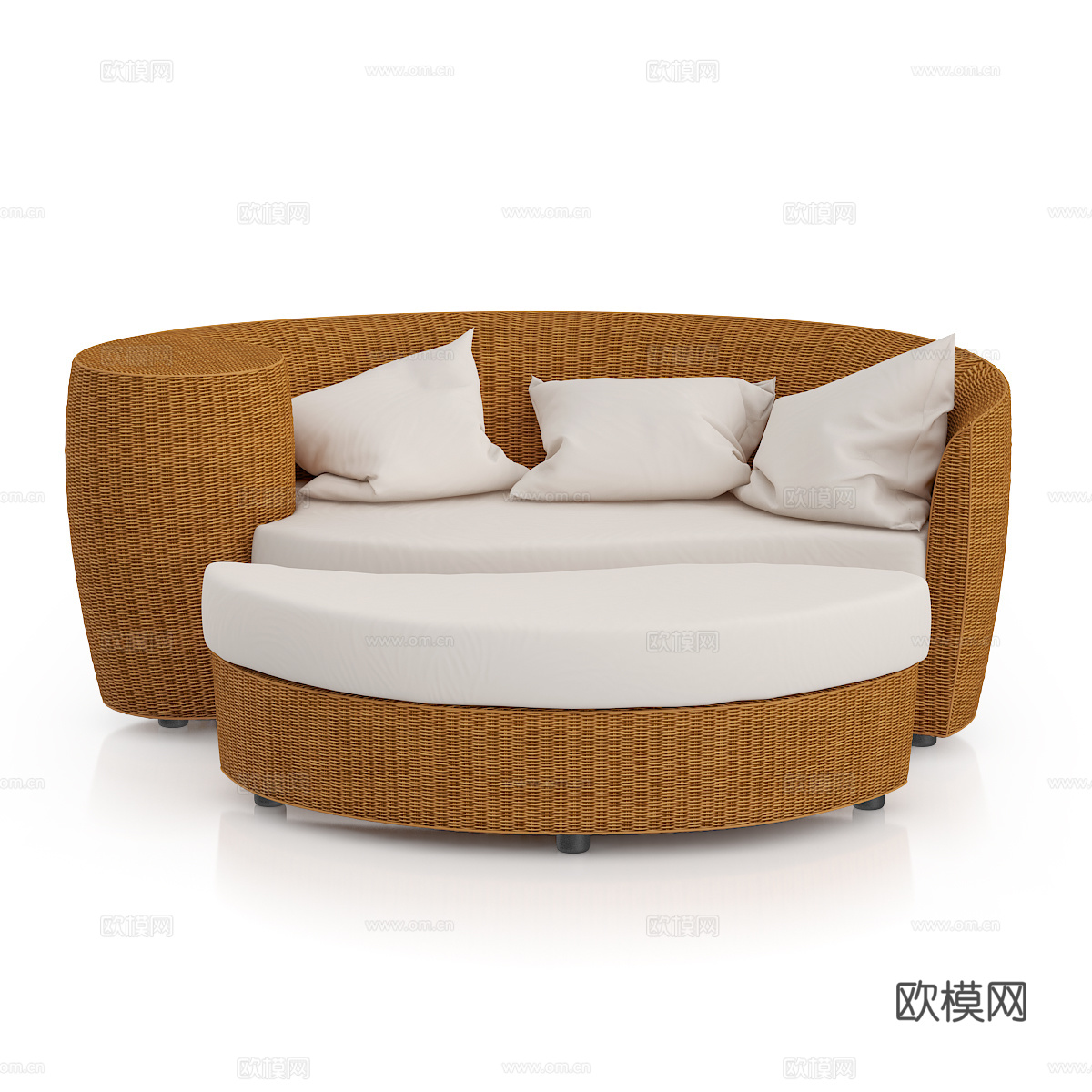 园艺沙发3d模型