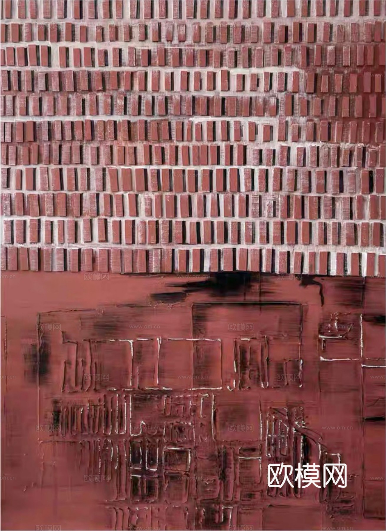 现代简约 饰画 油画 璧画 抽象画 人物动物 卡通
