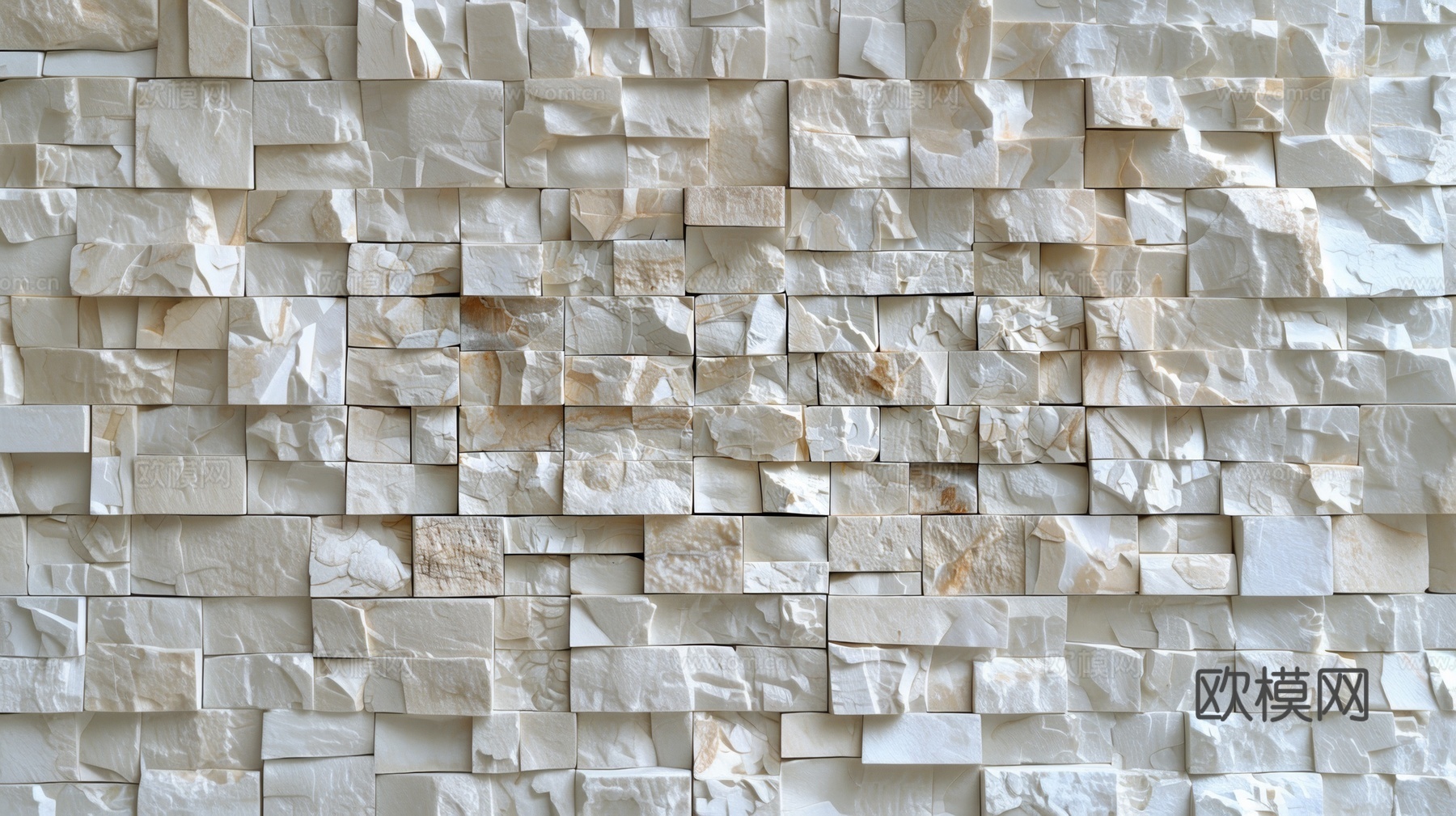 3D浮雕立体砖墙背景下载（渲染图5）