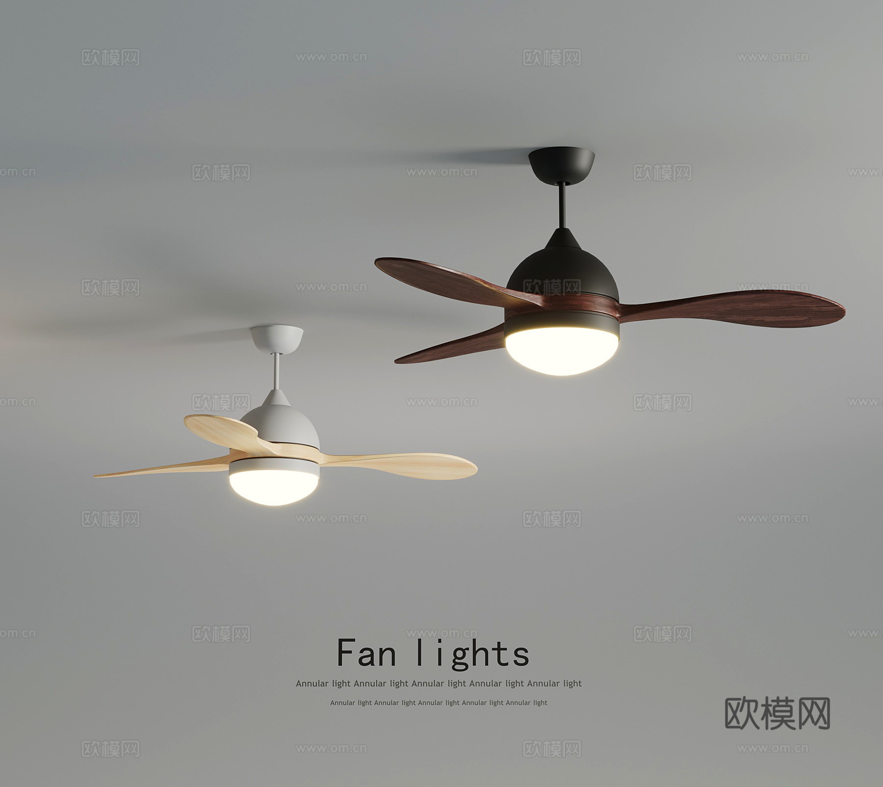 现代中古风吊灯su模型