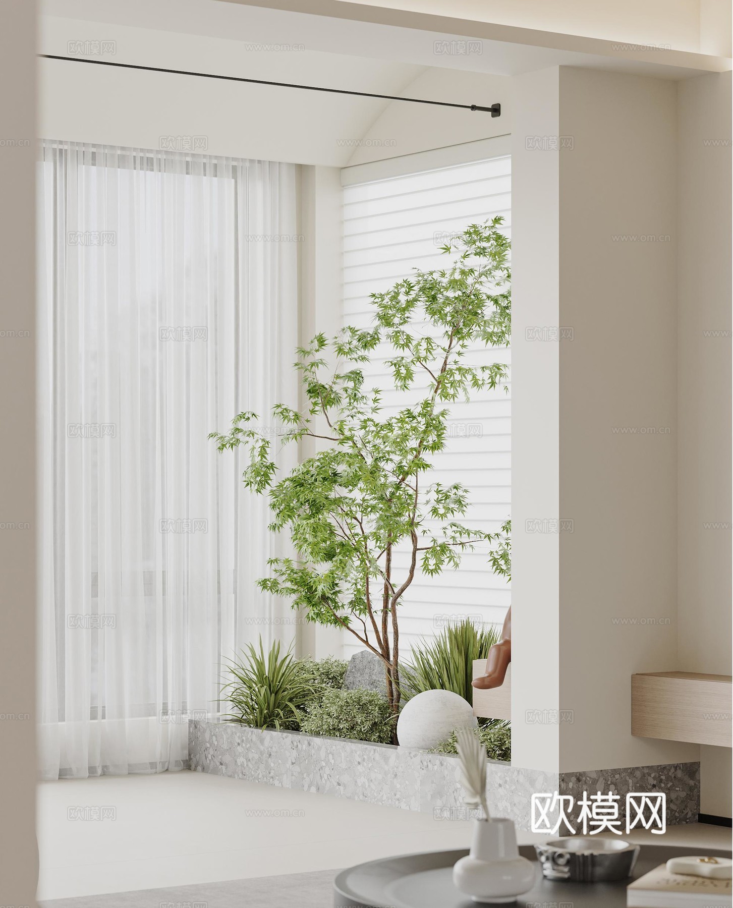 现代简约客厅3d模型