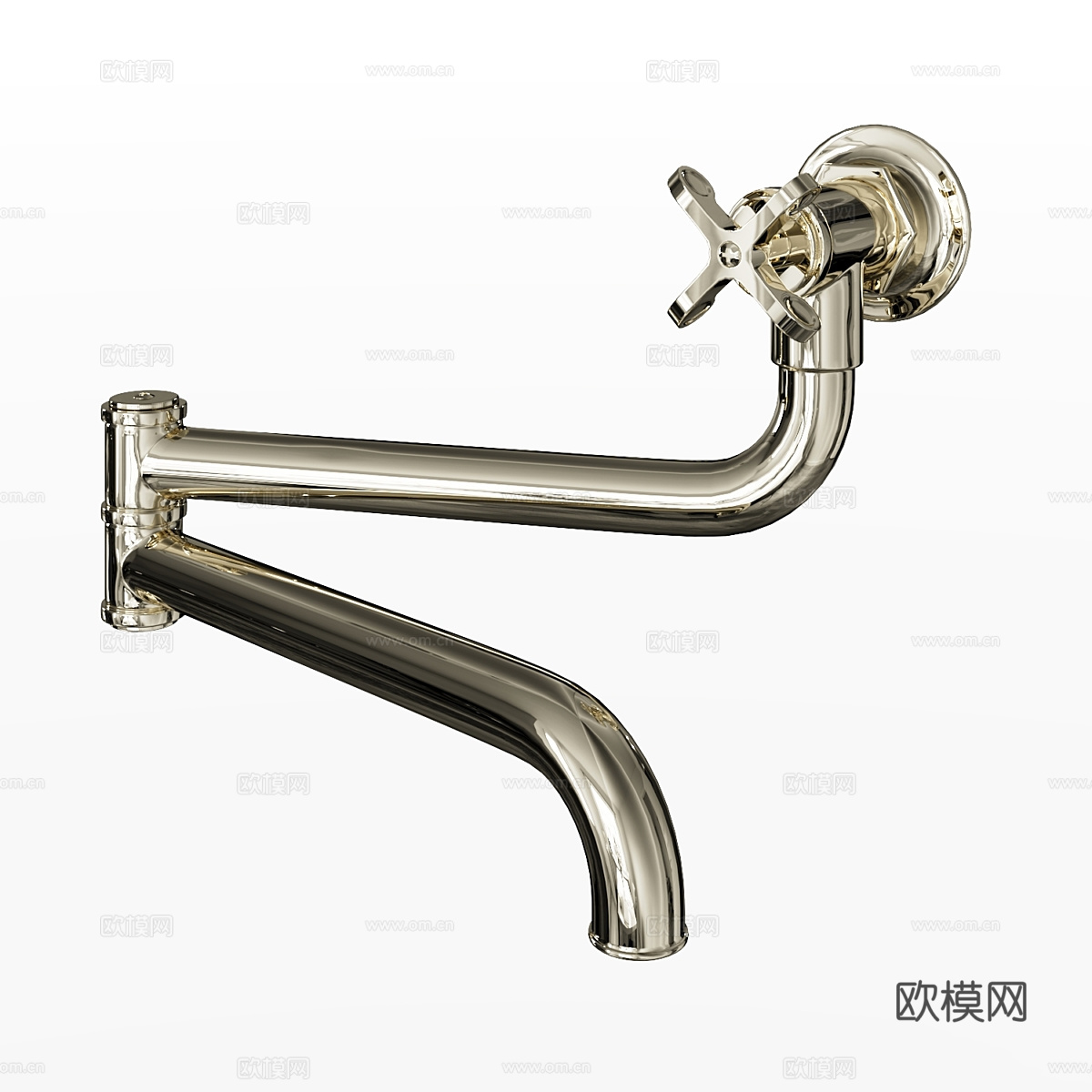 现代轻奢水龙头3d模型