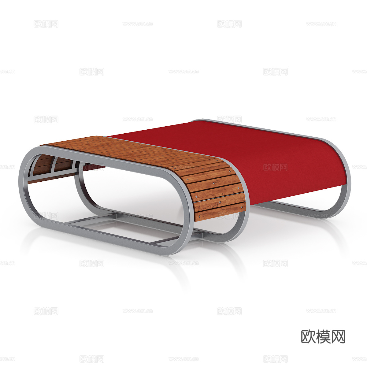 户外坐凳3d模型