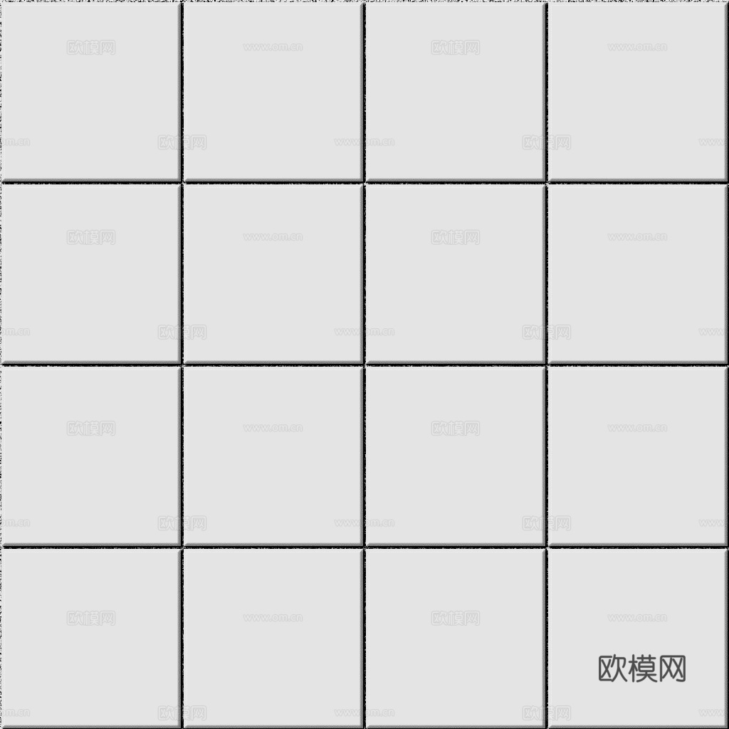 无缝小白砖白砖黑缝高清贴图