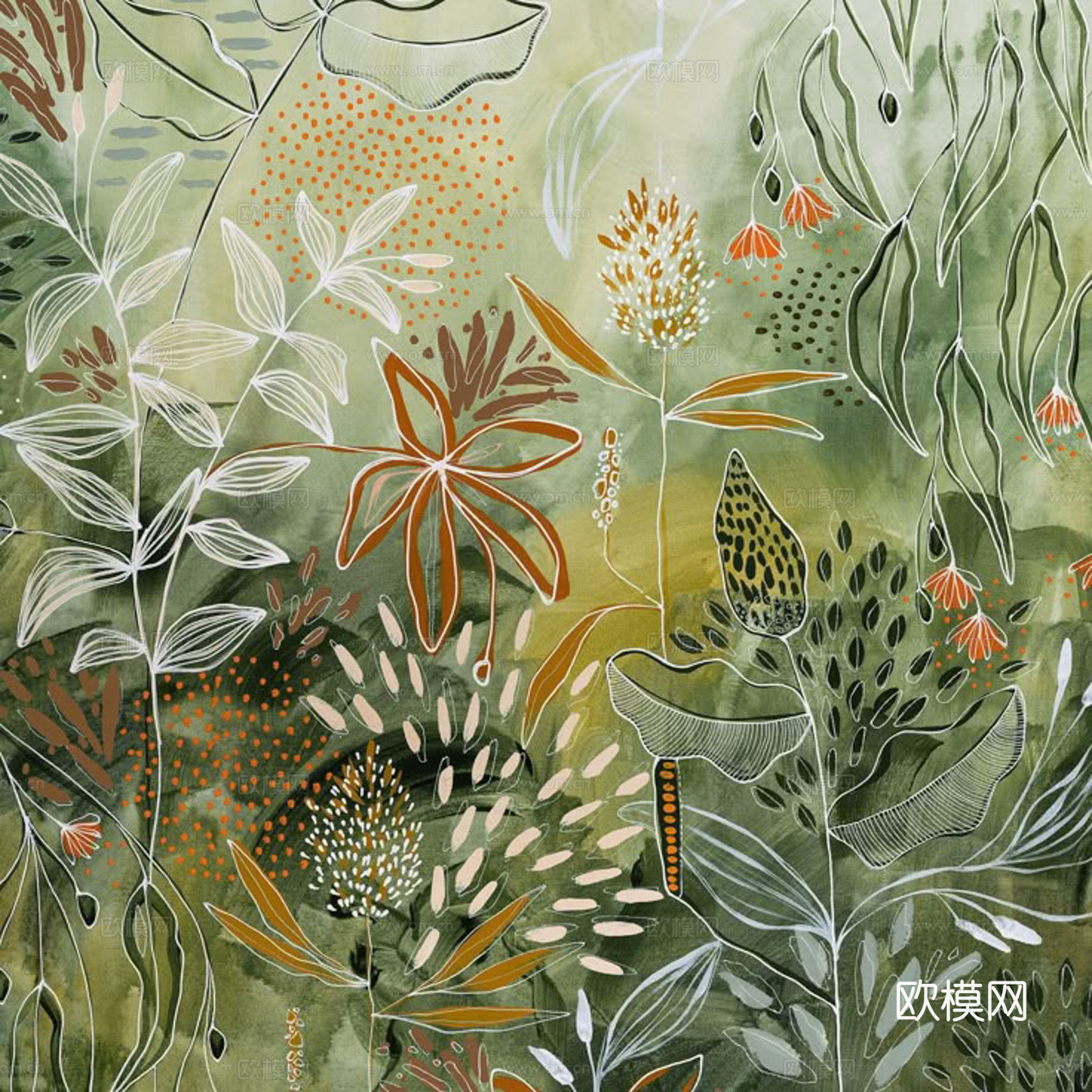 植物装饰画下载