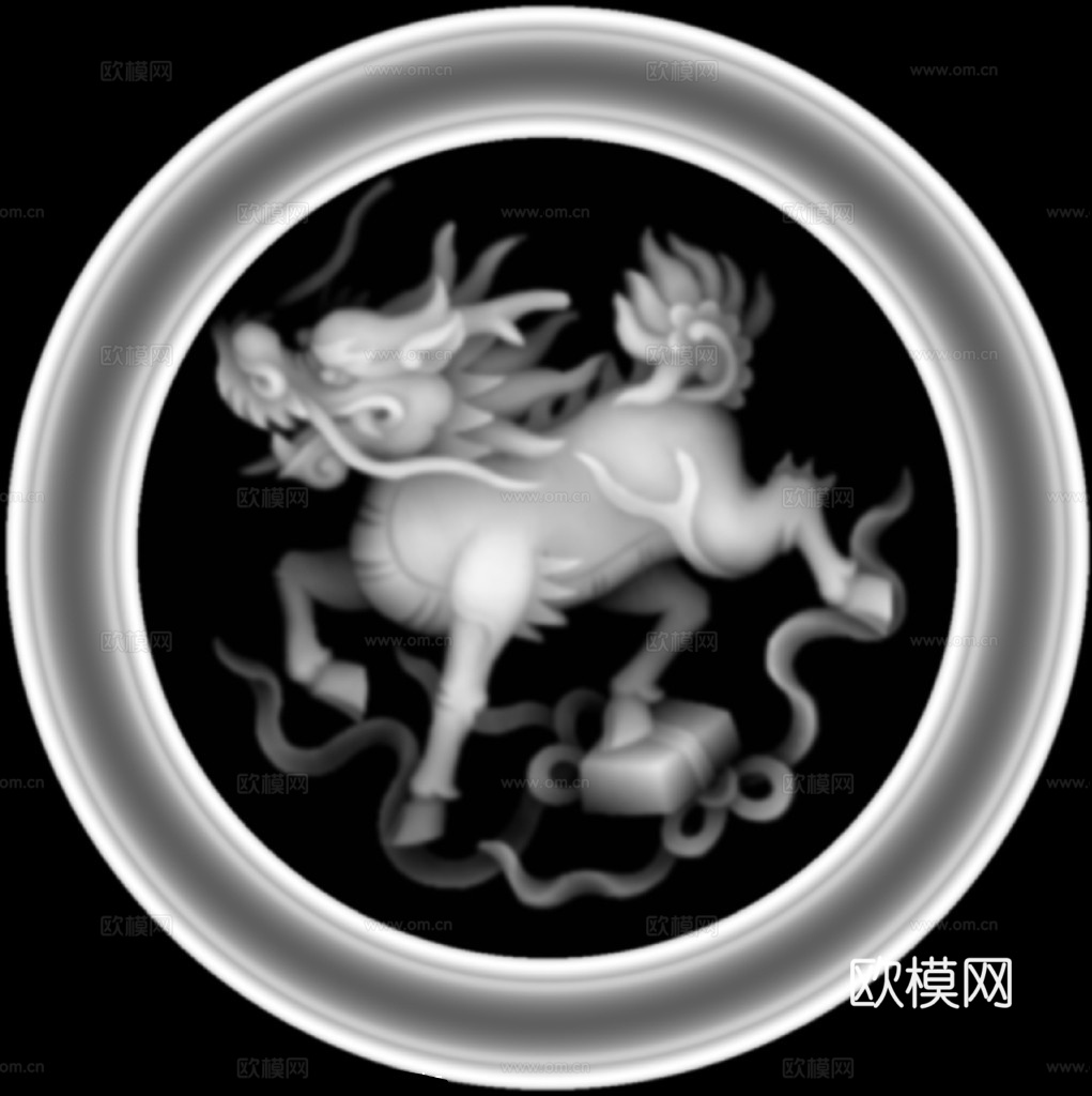 黑白凹凸 浮雕