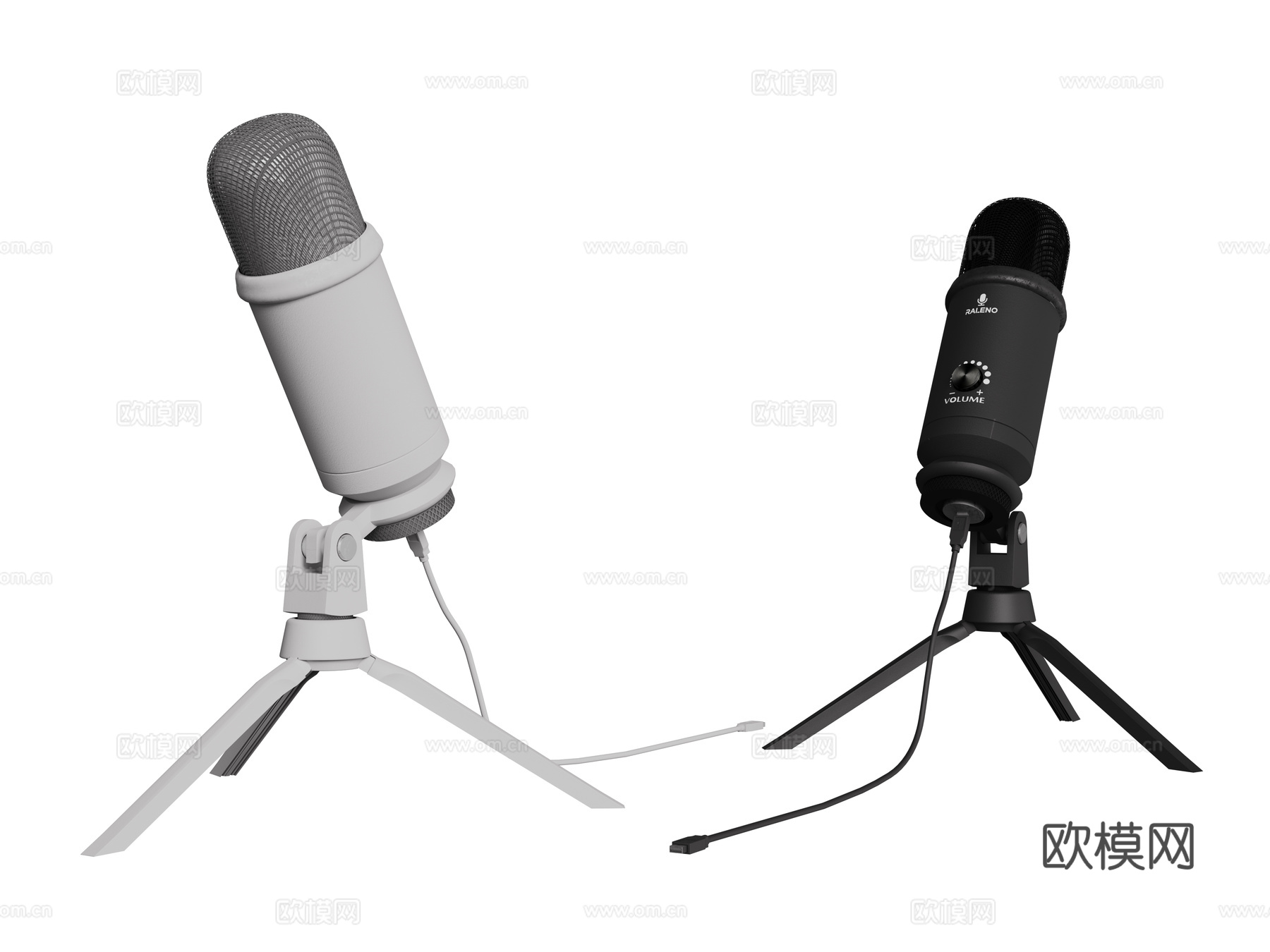 现代话筒麦克风su模型