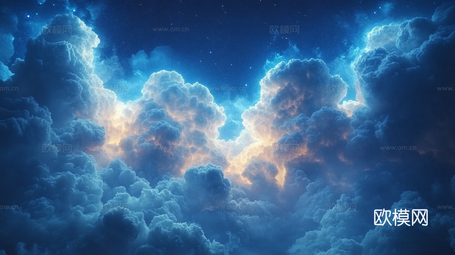 梦幻云彩科幻电视屏幕下载（渲染图7）