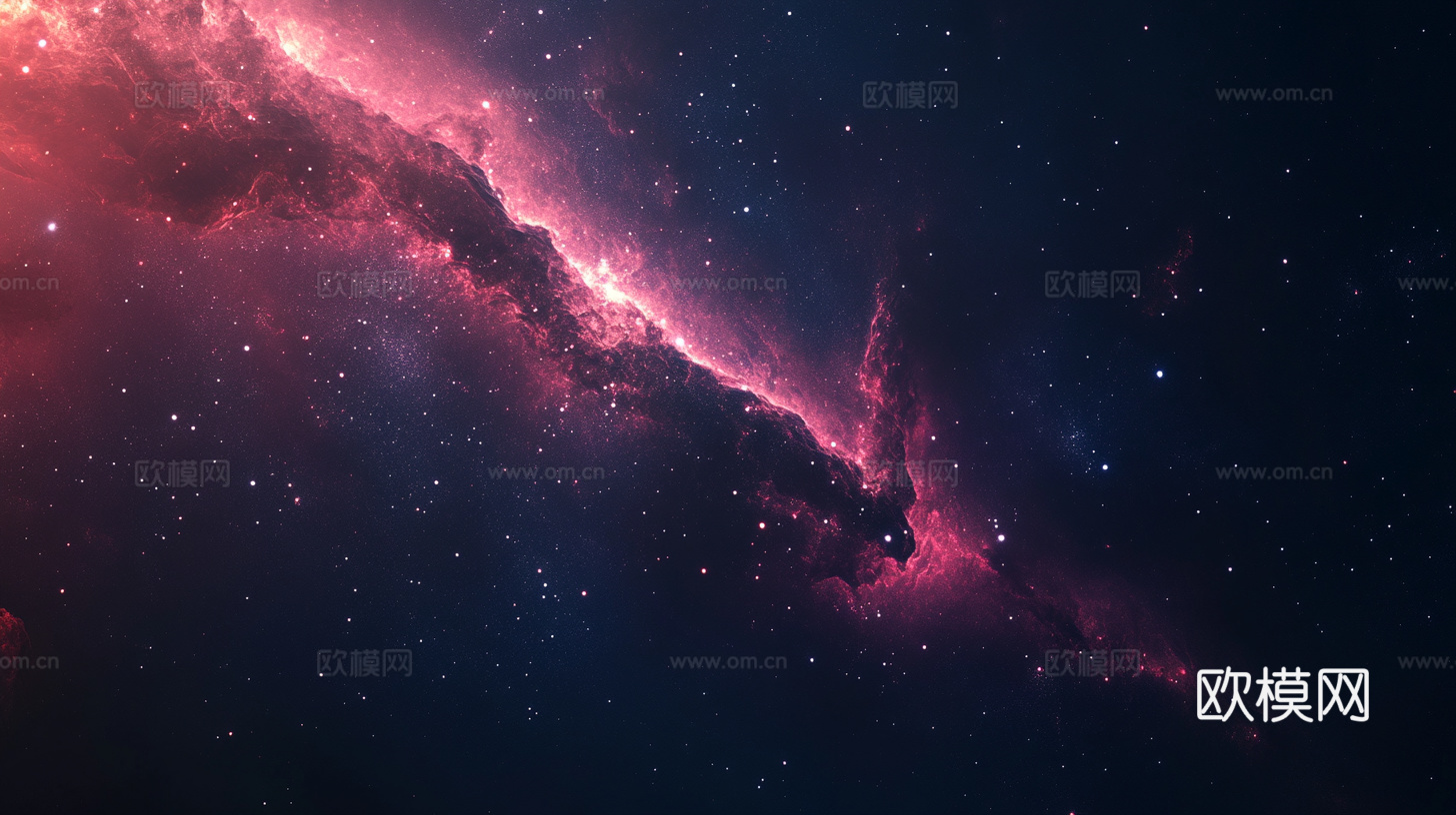 梦幻云彩科幻电视屏幕