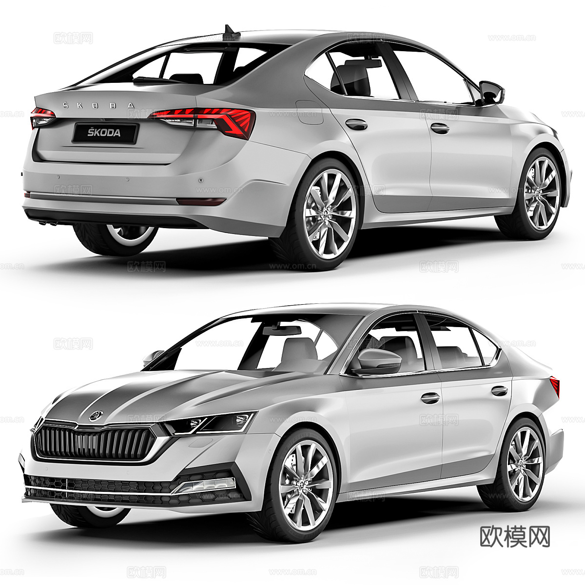 斯柯达明锐 A8 2020汽车3d模型