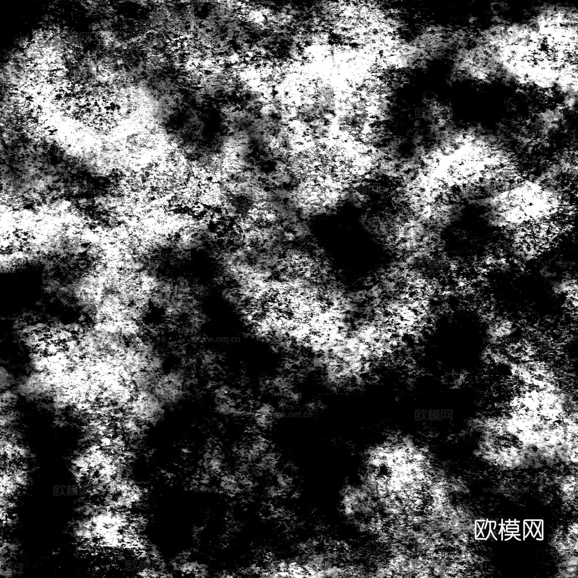 凹凸黑白-折皱贴图
