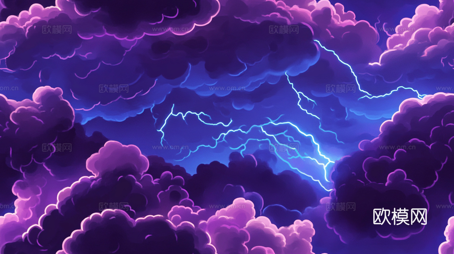 梦幻云彩科幻电视屏幕下载（渲染图8）