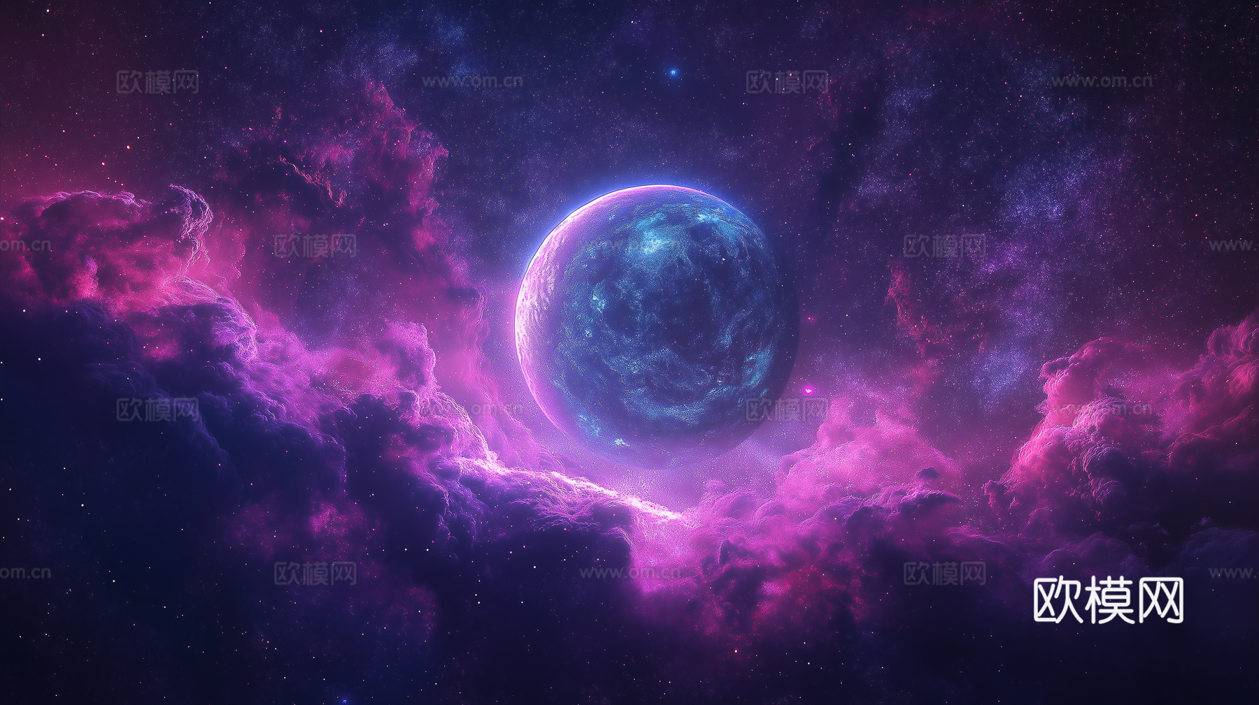 梦幻云彩科幻电视屏幕下载（渲染图6）