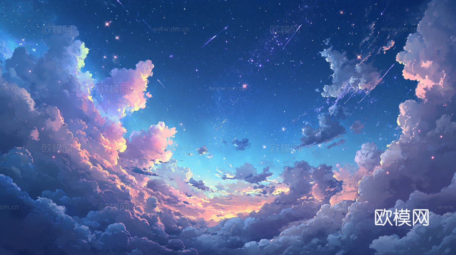 梦幻云彩科幻电视屏幕下载（渲染图7）