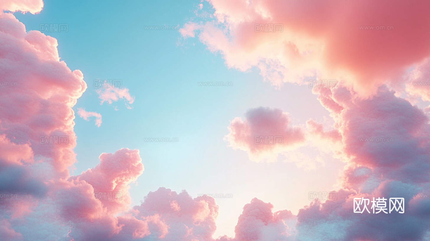 梦幻云彩科幻电视屏幕下载（渲染图4）