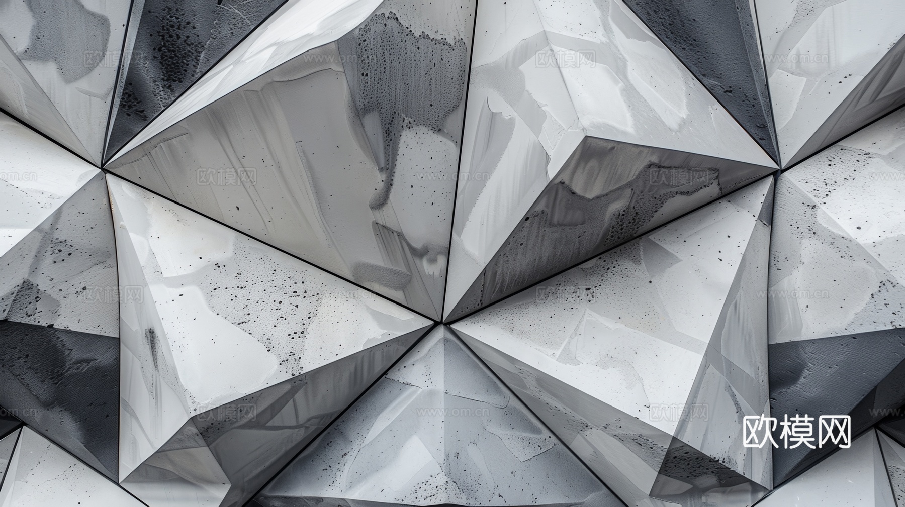 3D浮雕立体砖墙背景下载（渲染图5）