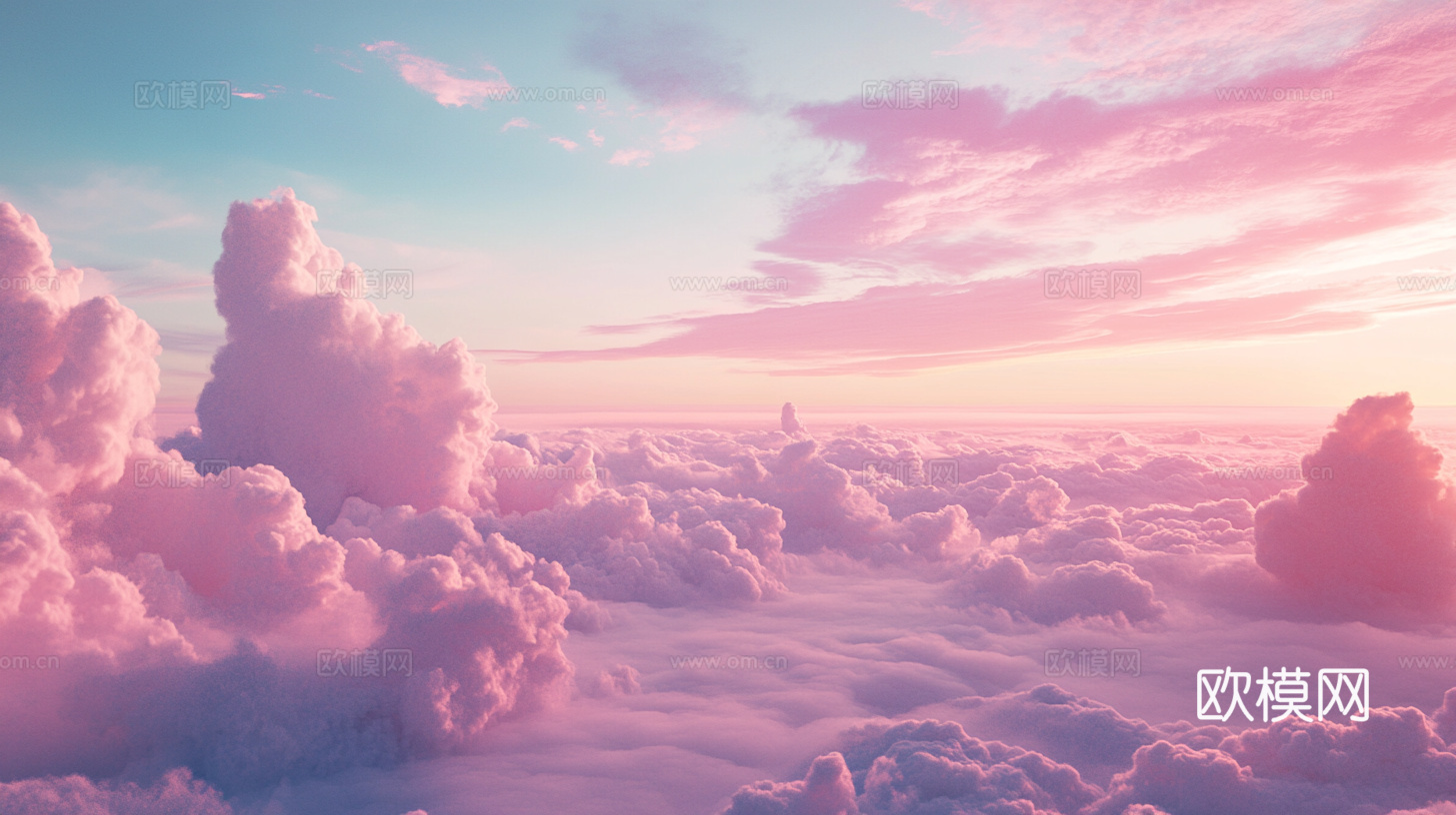 梦幻云彩科幻电视屏幕下载（渲染图5）