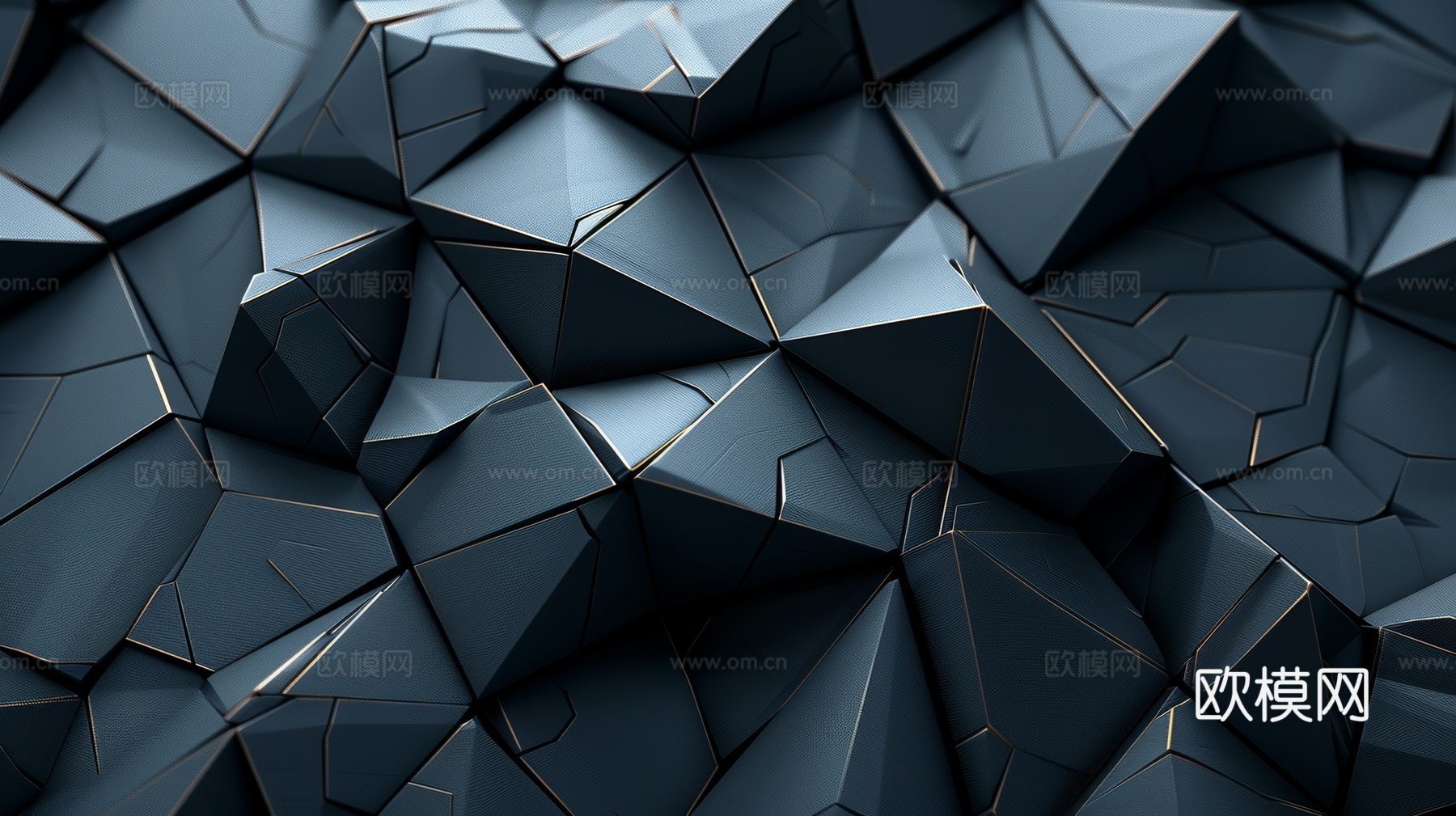 3D浮雕立体砖墙背景下载（渲染图2）