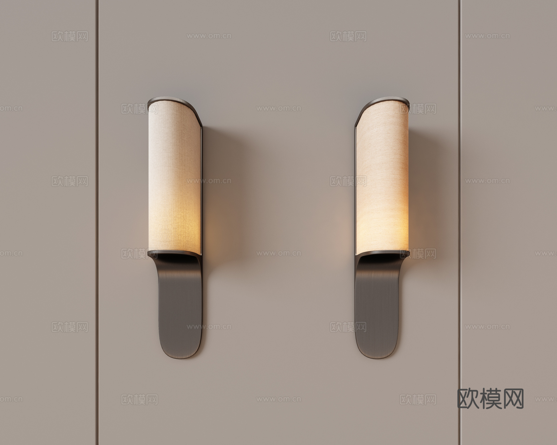 现代壁灯 玻璃壁灯 酒店壁灯 水晶壁灯 金属壁灯组合3d模型