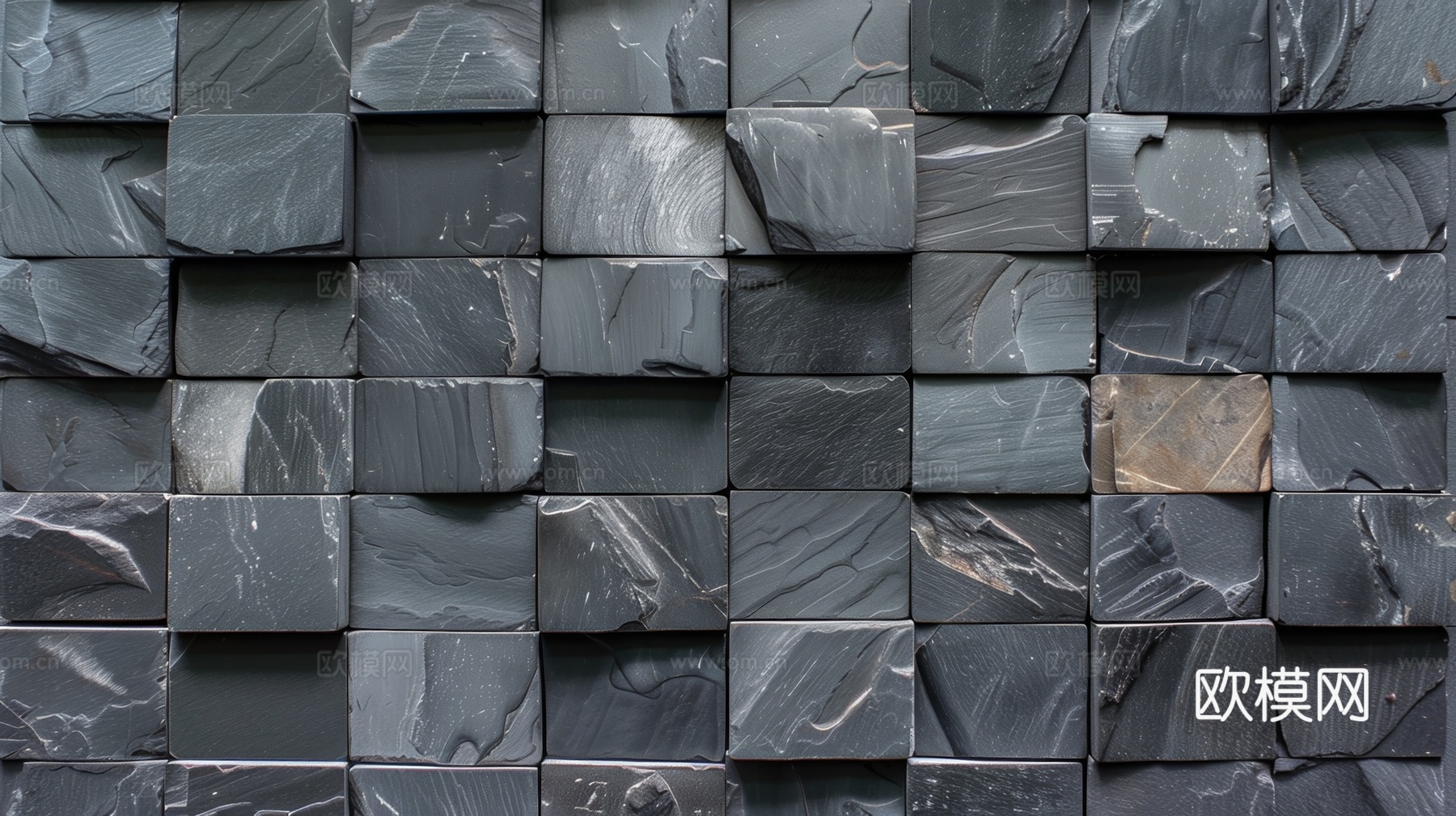 3D浮雕立体砖墙背景下载（渲染图7）