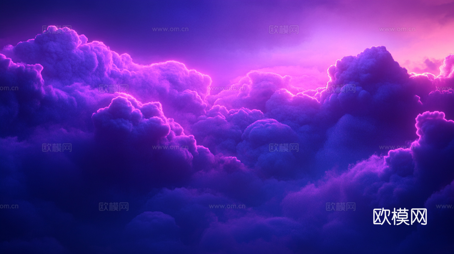 梦幻云彩科幻电视屏幕下载（渲染图3）