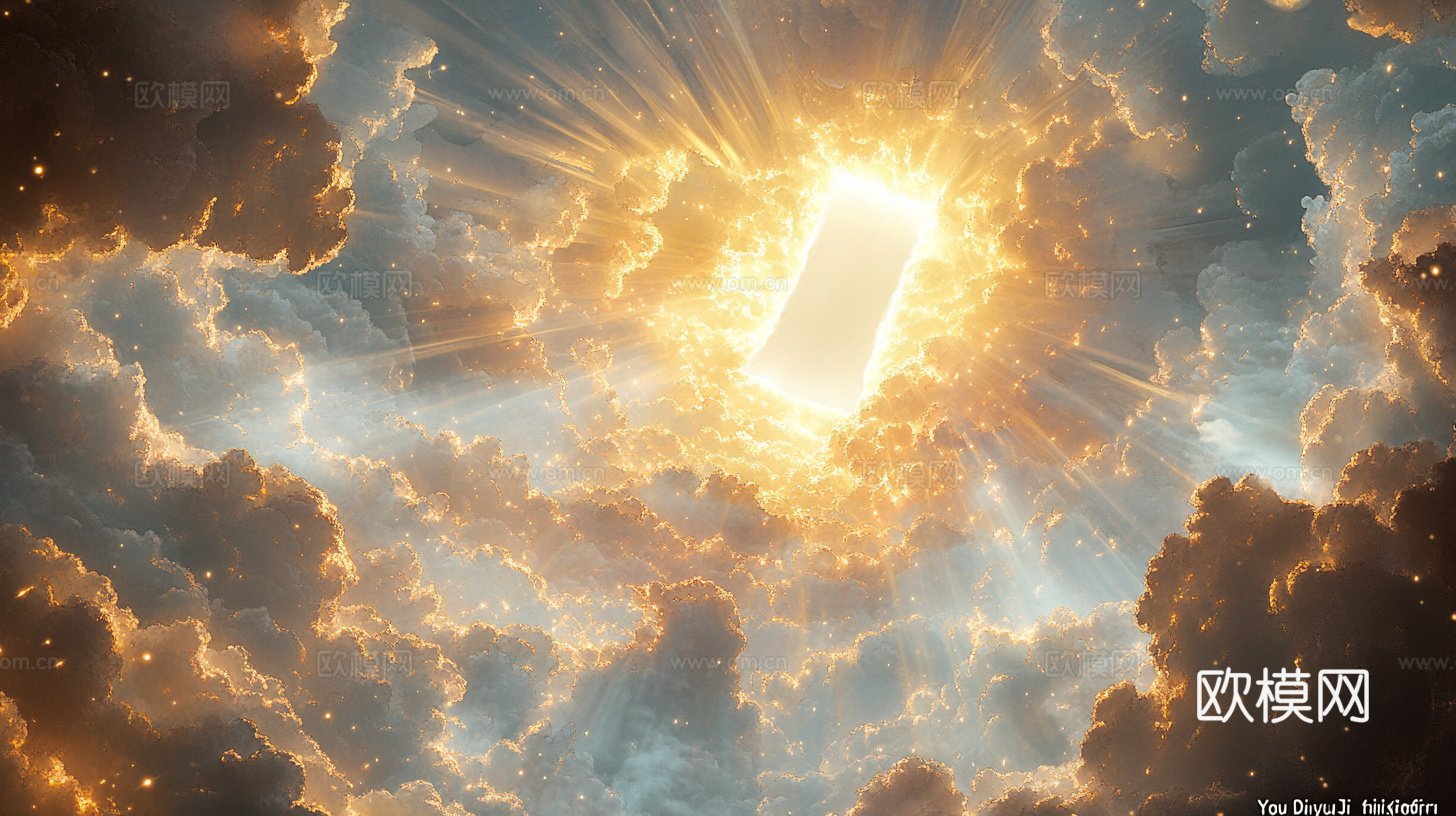 梦幻云彩科幻电视屏幕下载（渲染图7）