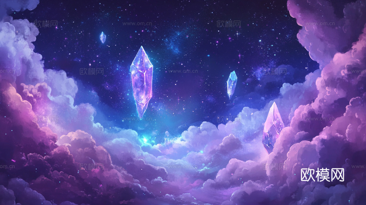 梦幻云彩科幻电视屏幕下载（渲染图4）