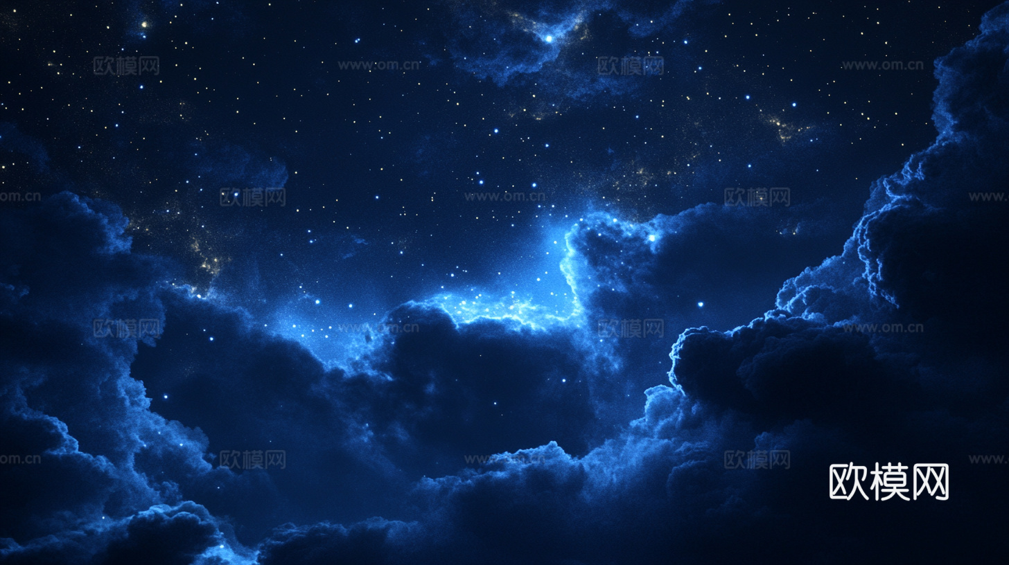 梦幻云彩科幻电视屏幕下载（渲染图2）