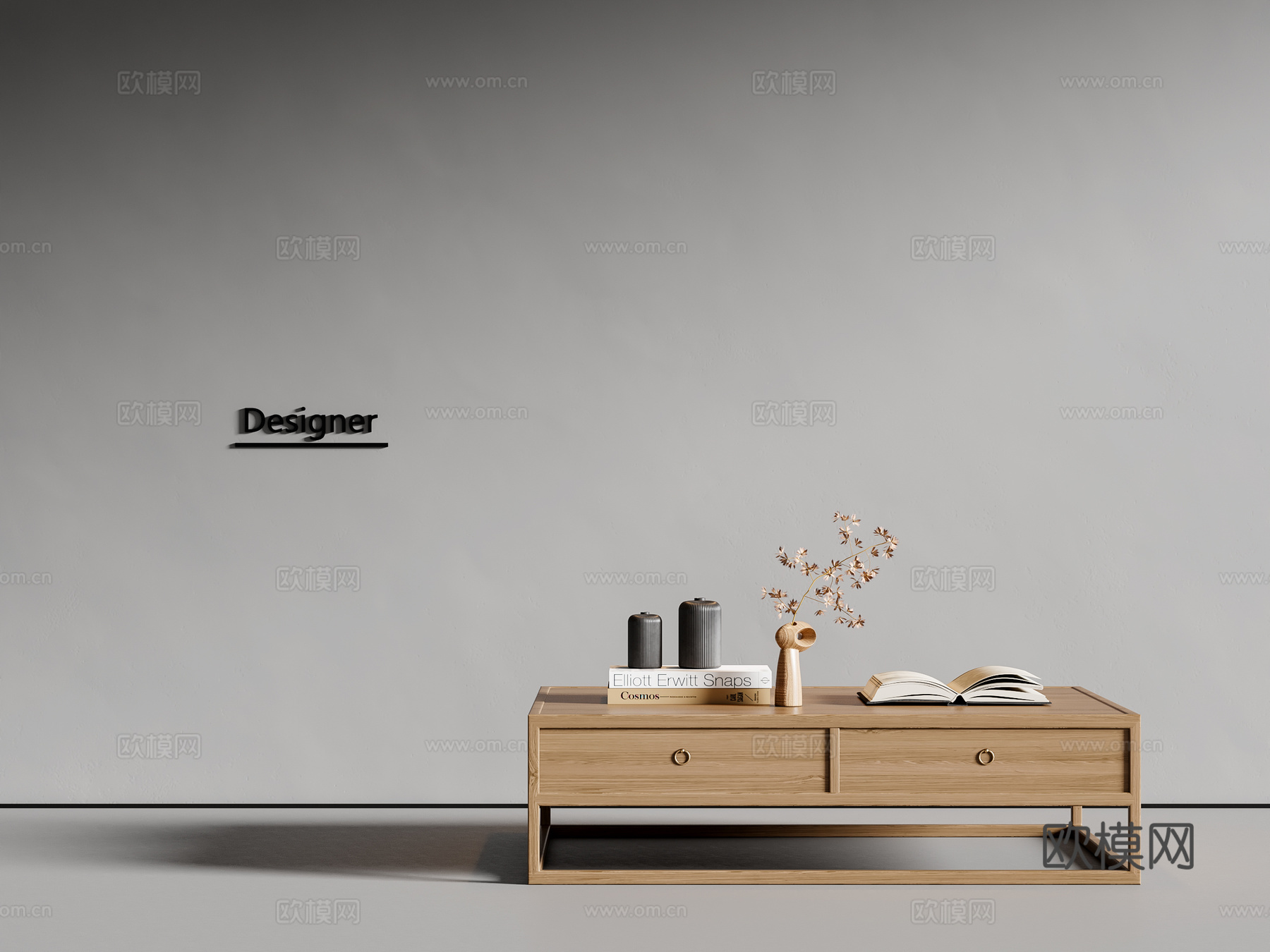 新中式宋式风茶几 实木茶几3d模型