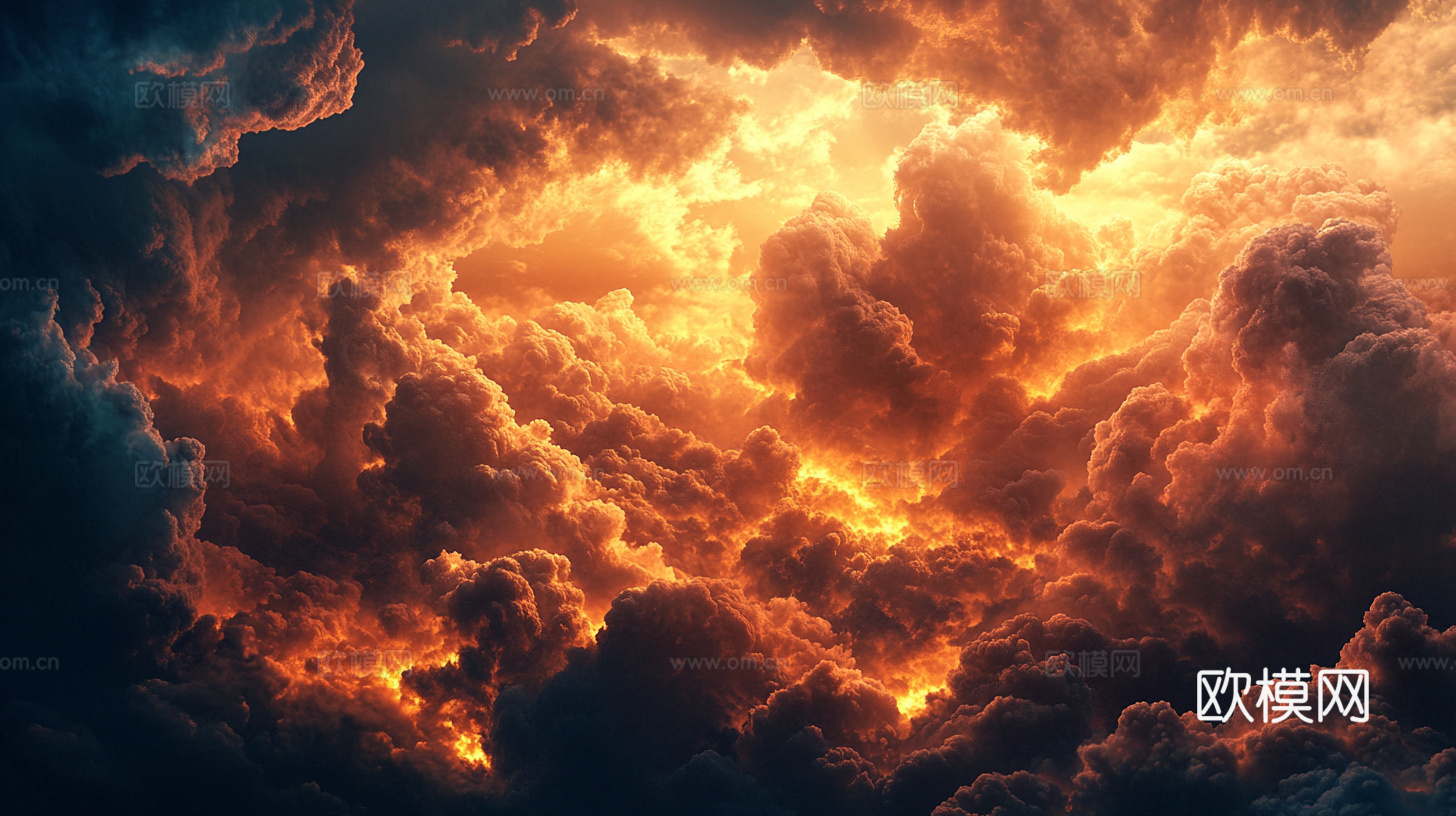 梦幻云彩科幻电视屏幕下载（渲染图6）